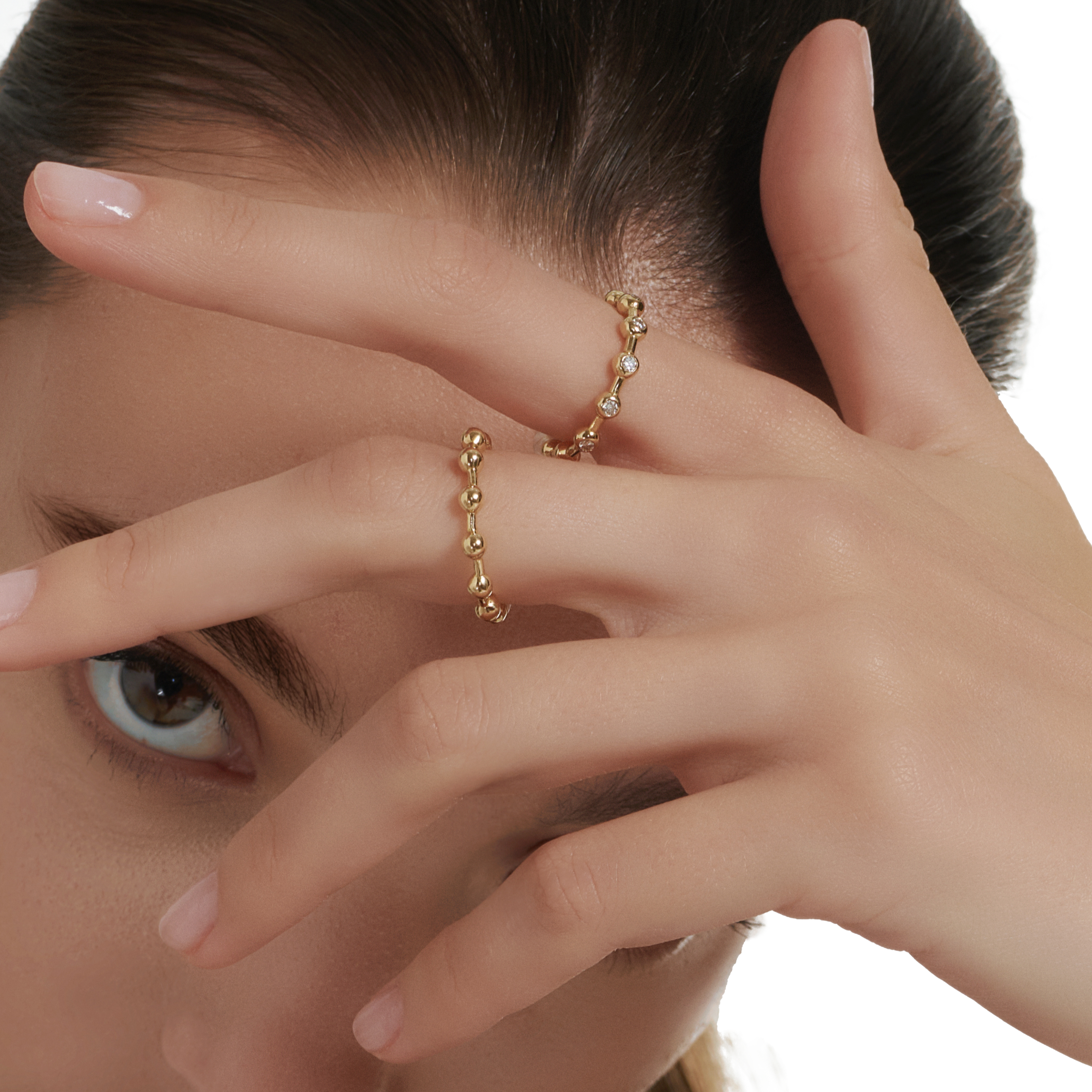 Cosmic infinity ring - Lab-Grown Diamond Infinity Ring - The Future Rocks - 5