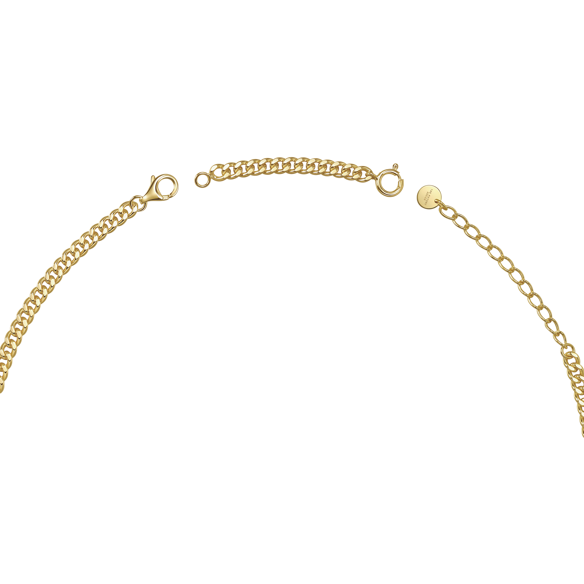 Curb-link necklace extender - Curb-link Necklace Extender - The Future Rocks - 3