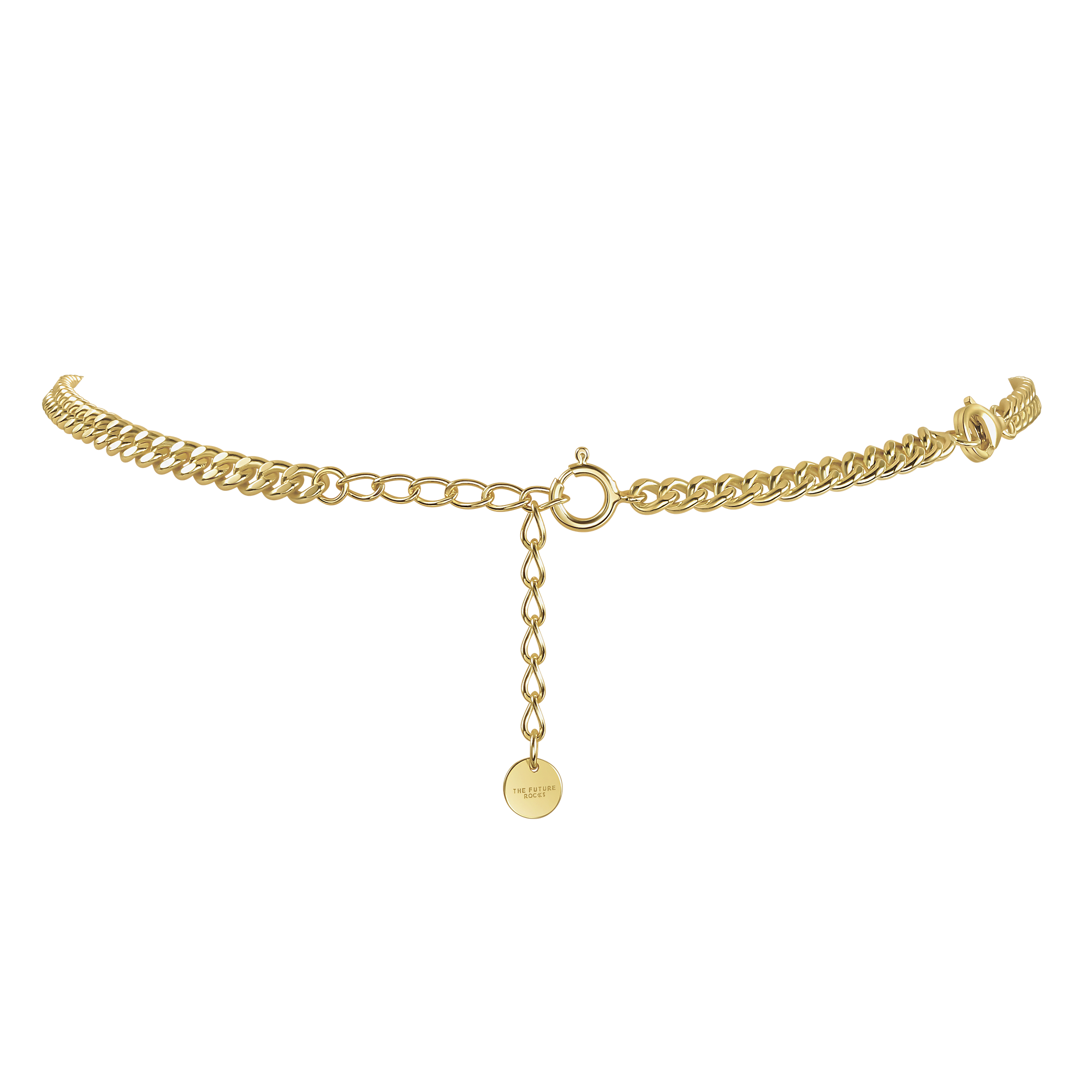 Curb-link necklace extender - Curb-link Necklace Extender - The Future Rocks - 5