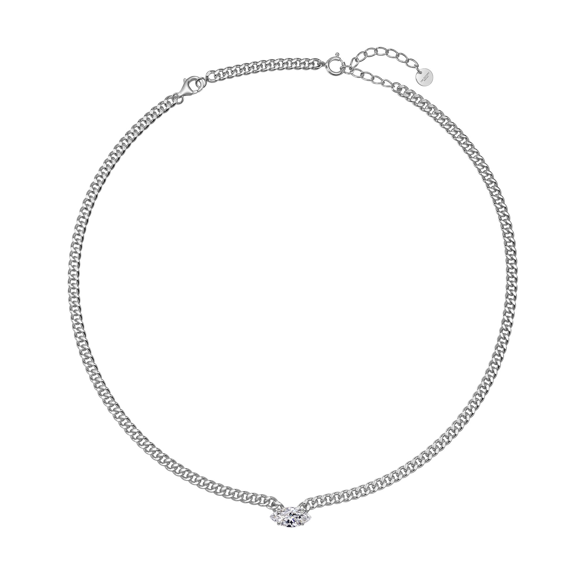Curb-link necklace extender - Curb-link Necklace Extender - The Future Rocks - 7