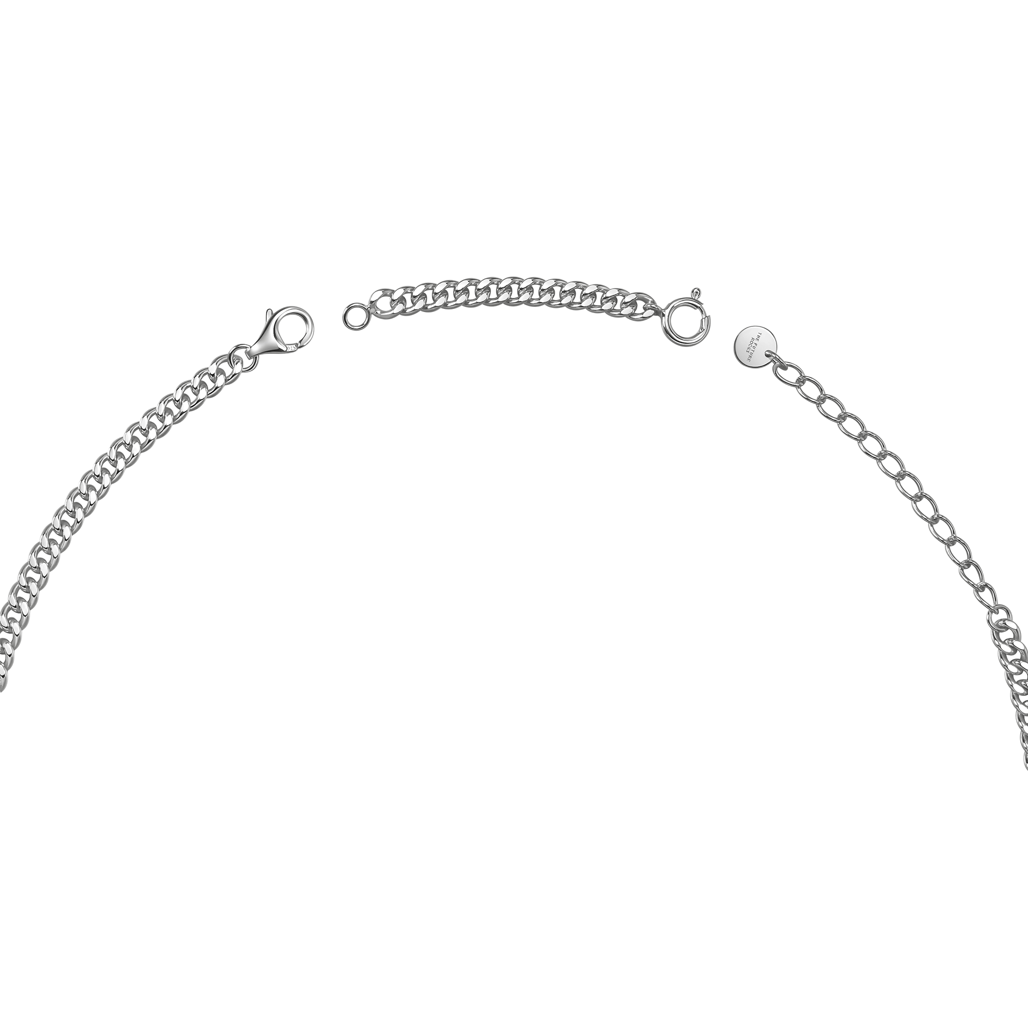 Curb-link necklace extender - Curb-link Necklace Extender - The Future Rocks - 4