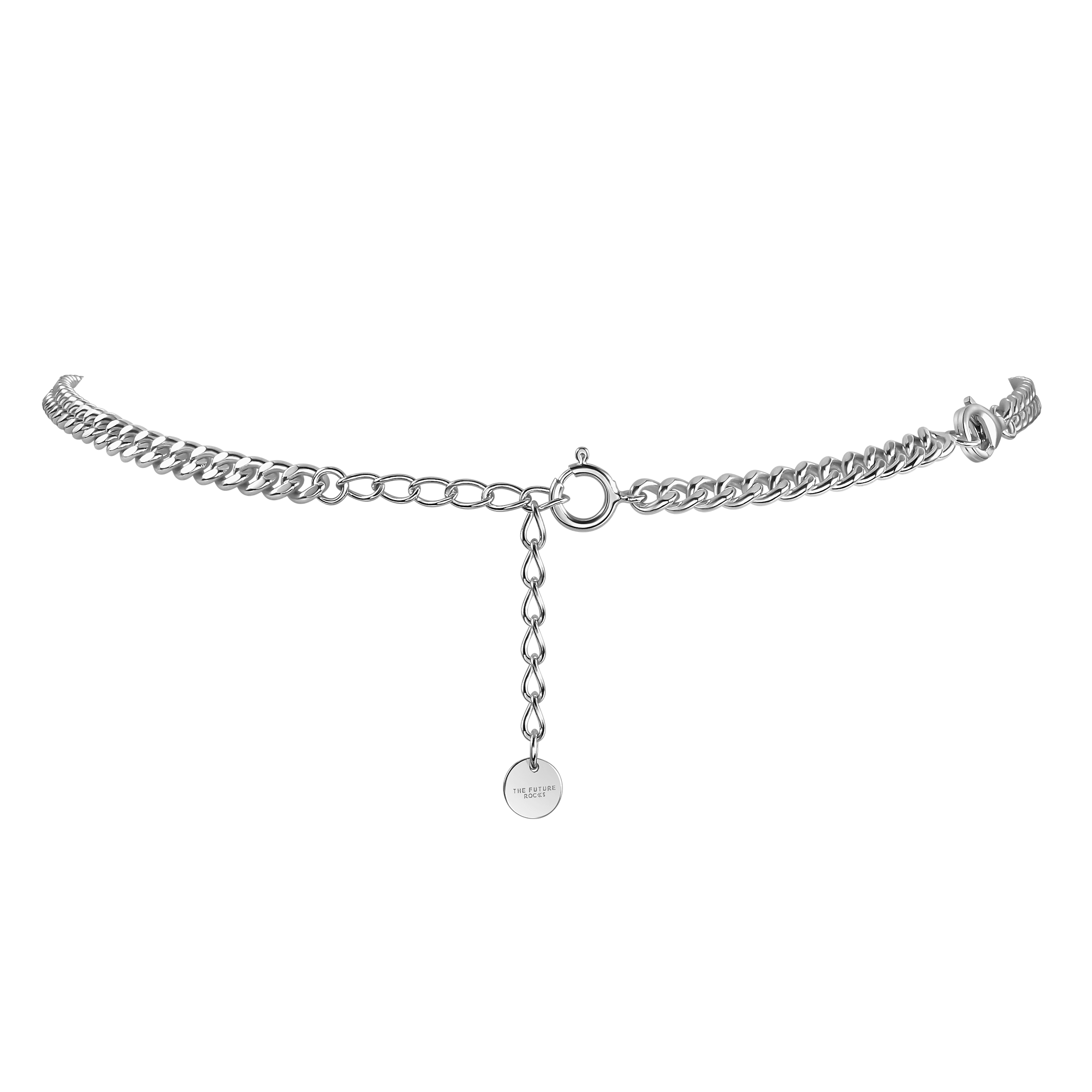 Curb-link necklace extender - Curb-link Necklace Extender - The Future Rocks - 6