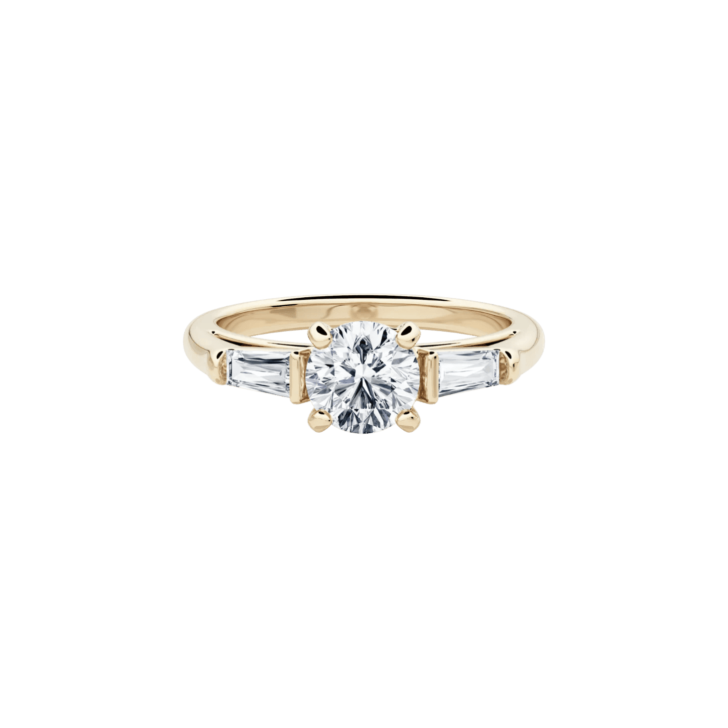 Cycad diamond ring - Three Stone Lab Grown Diamond Ring - The Future Rocks - 1
