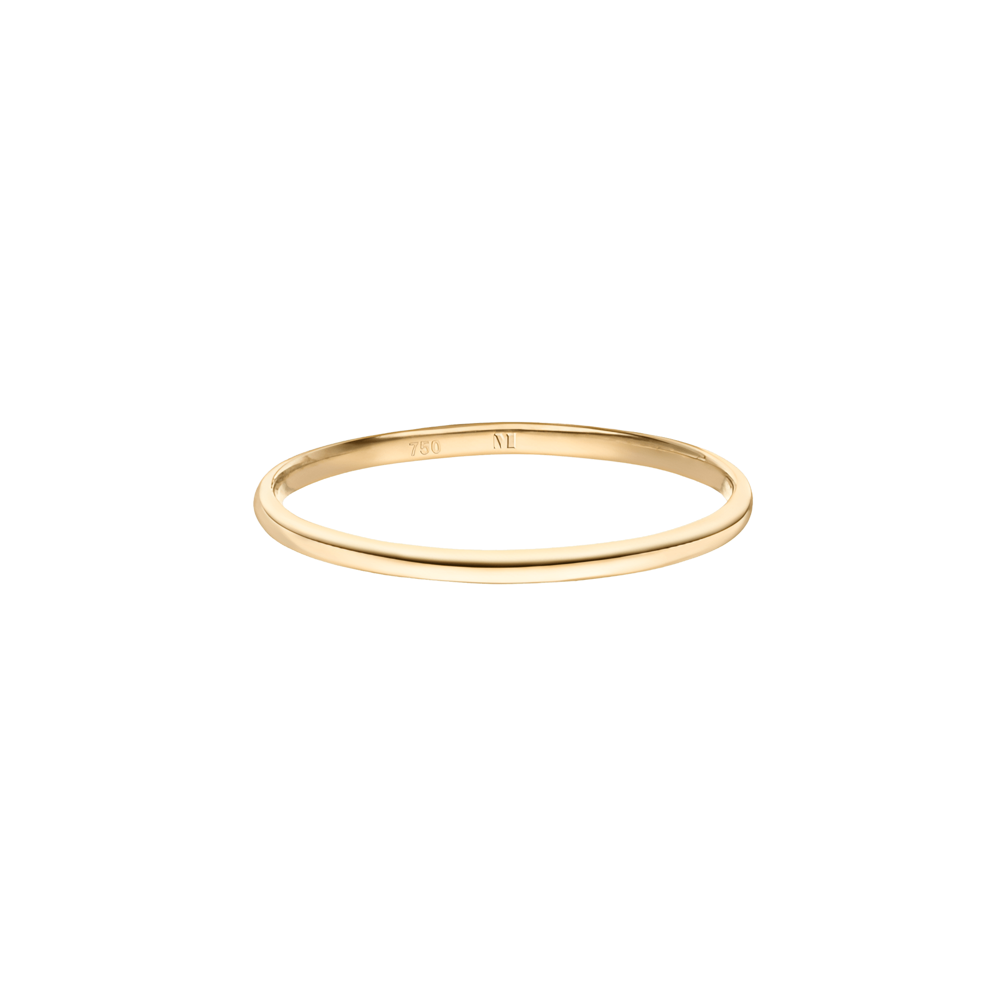 Essential ring - 18K Gold Stacking Ring - The Future Rocks - 1