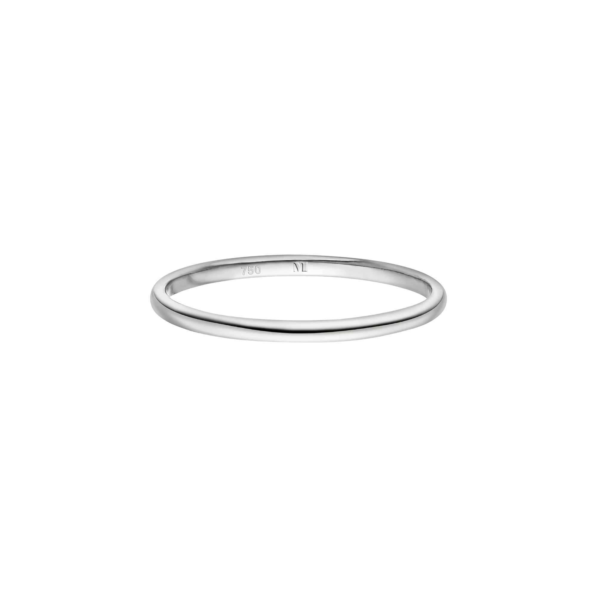 Essential ring - 18K Gold Stacking Ring - The Future Rocks - 5