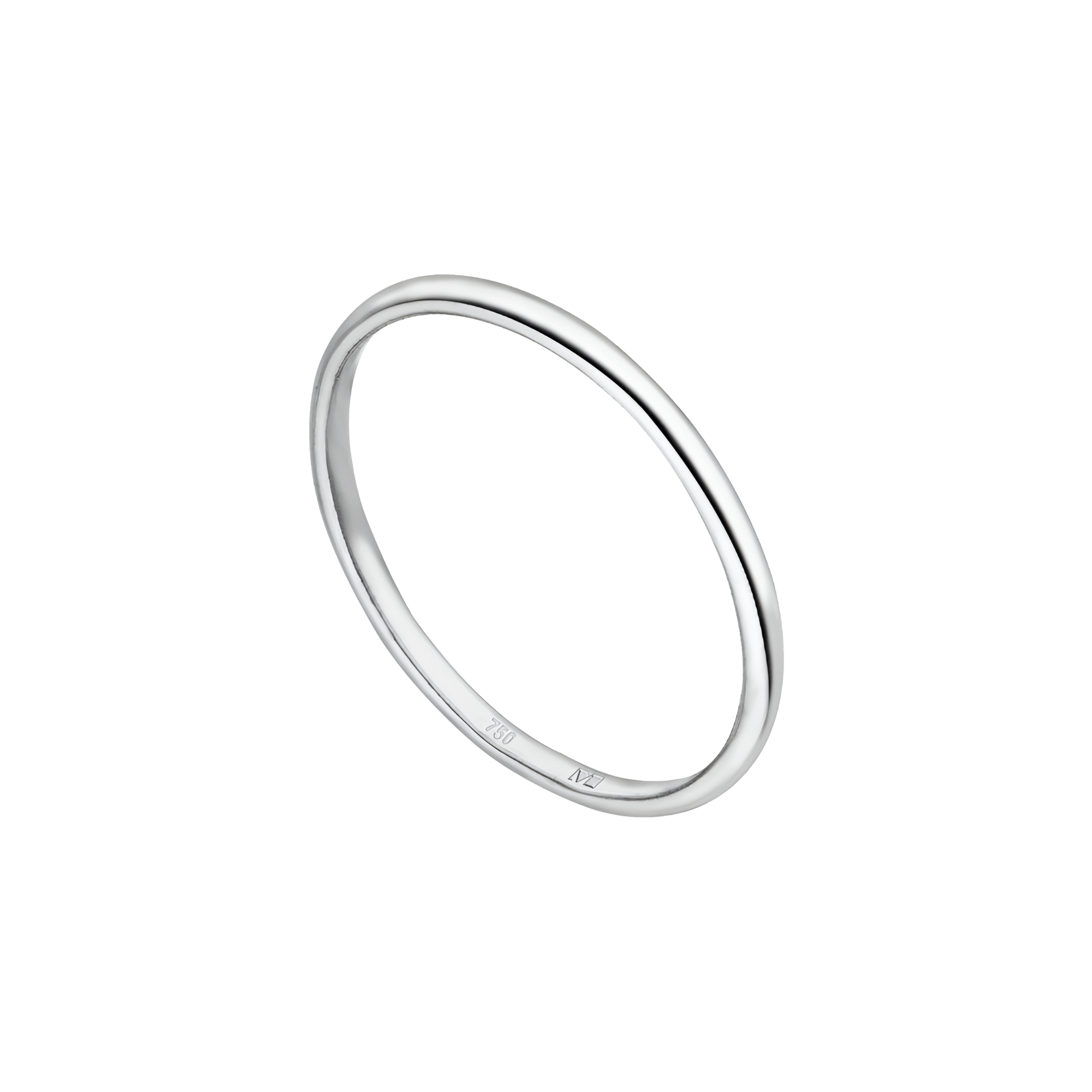 Essential ring - 18K Gold Stacking Ring - The Future Rocks - 6