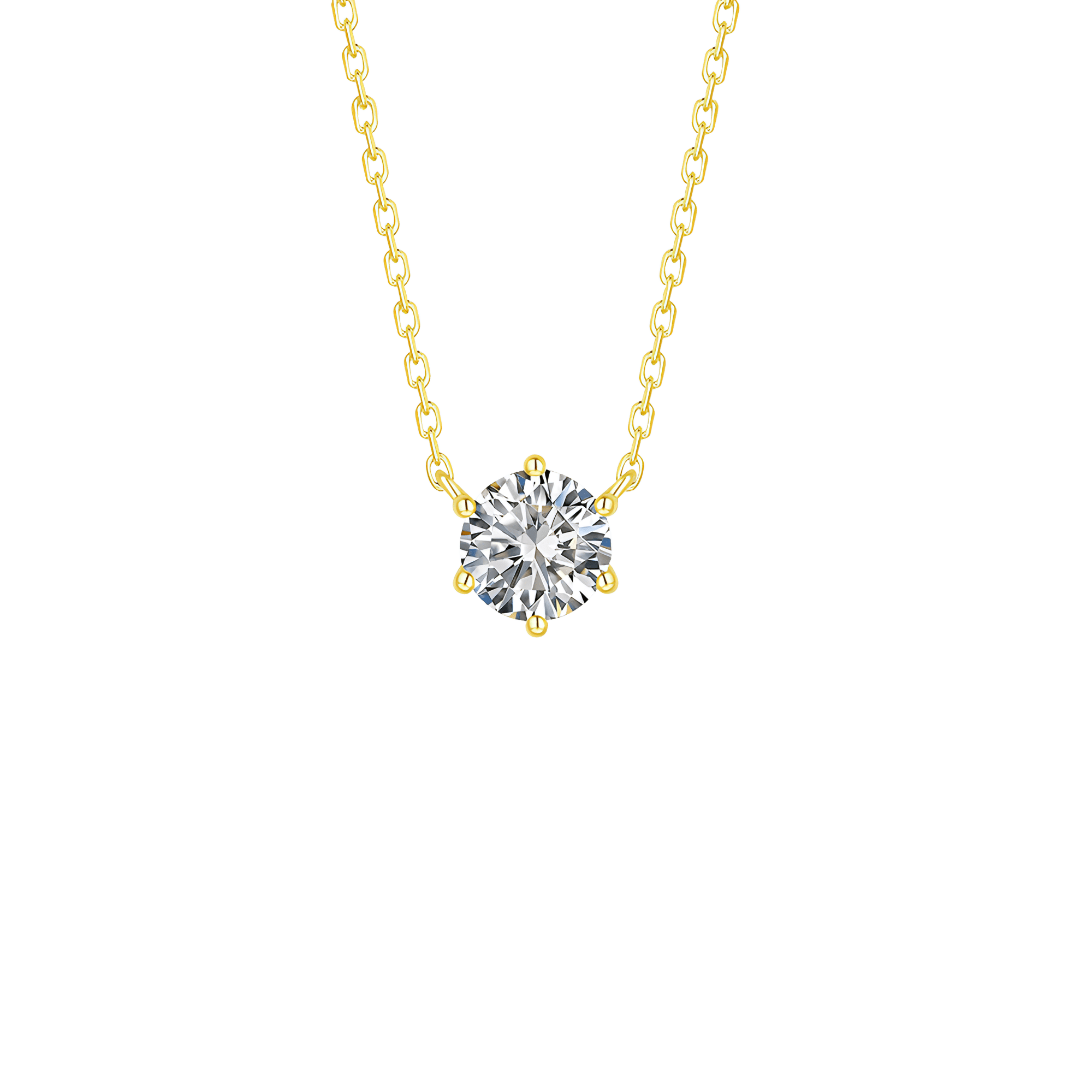 Essentials solitaire necklace - Essentials Lab-Grown Diamond Solitaire Necklace - The Future Rocks - 3