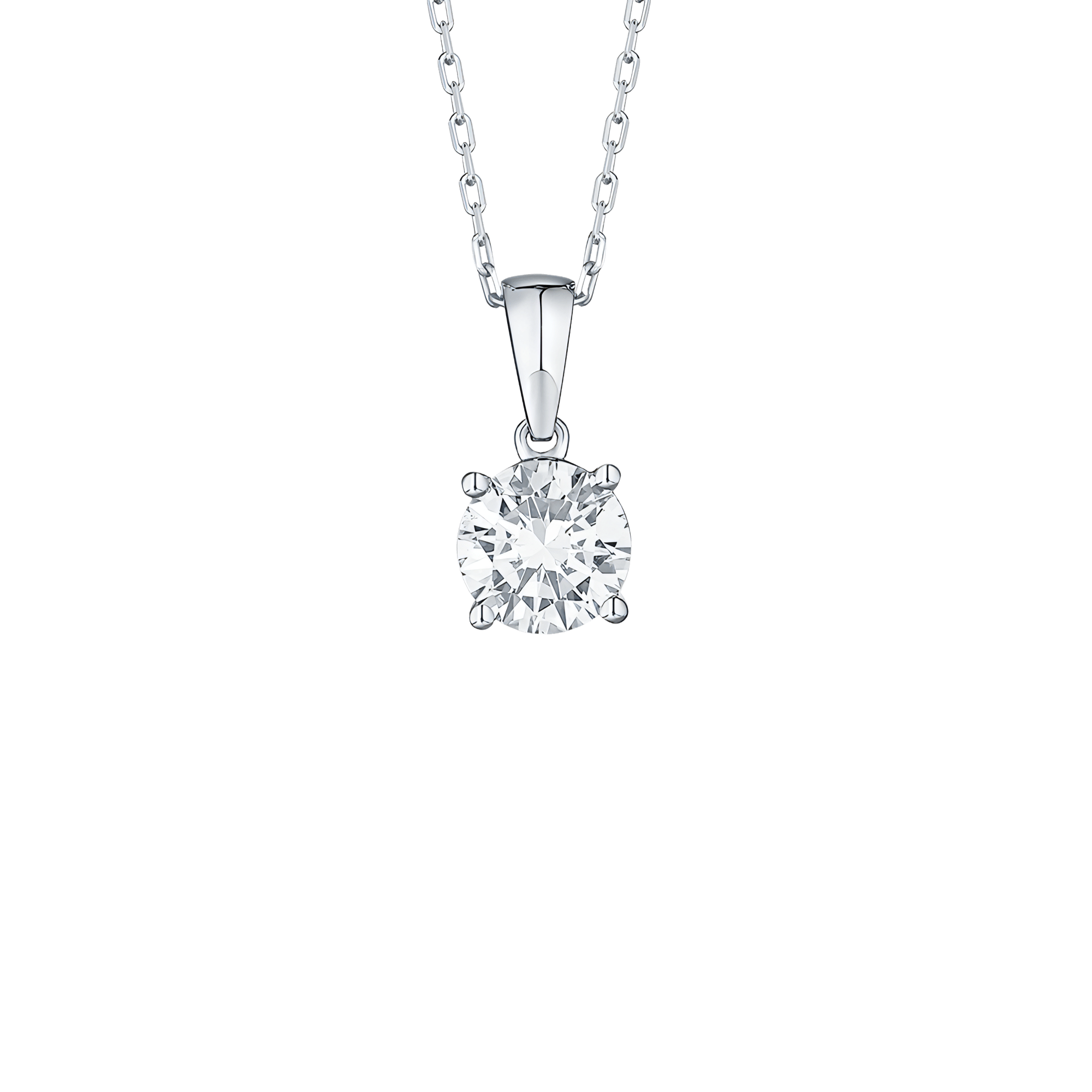 Essentials solitaire pendant necklace - Essentials Lab-Grown Diamond Solitaire Pendant Necklace - The Future Rocks - 8