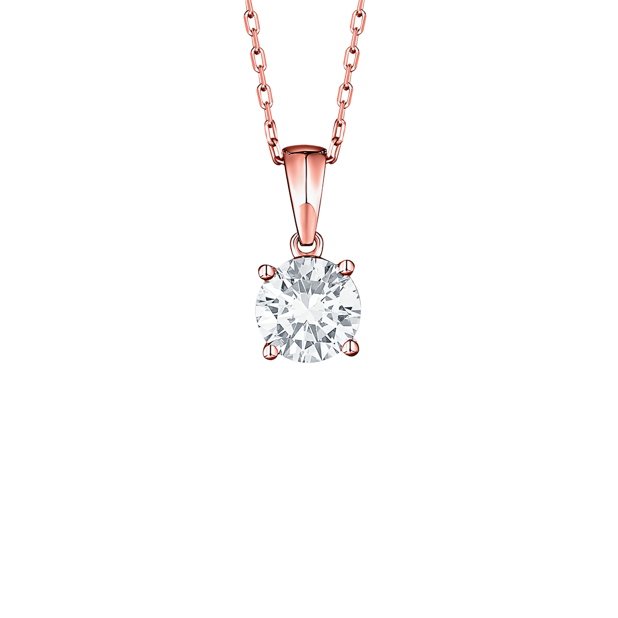 Essentials solitaire pendant necklace - Essentials Lab-Grown Diamond Solitaire Pendant Necklace - The Future Rocks - 13