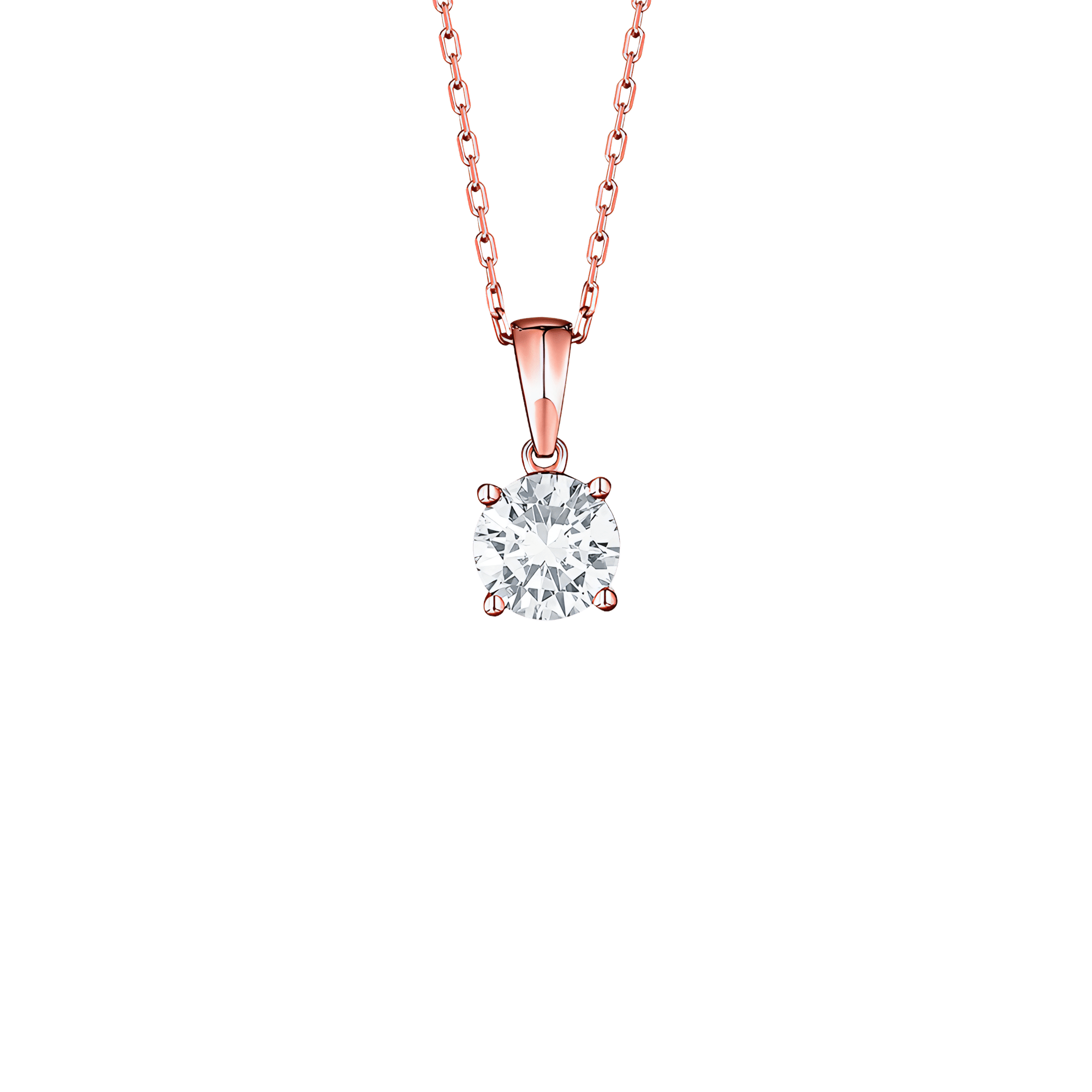 Essentials solitaire pendant necklace - Essentials Lab-Grown Diamond Solitaire Pendant Necklace - The Future Rocks - 11