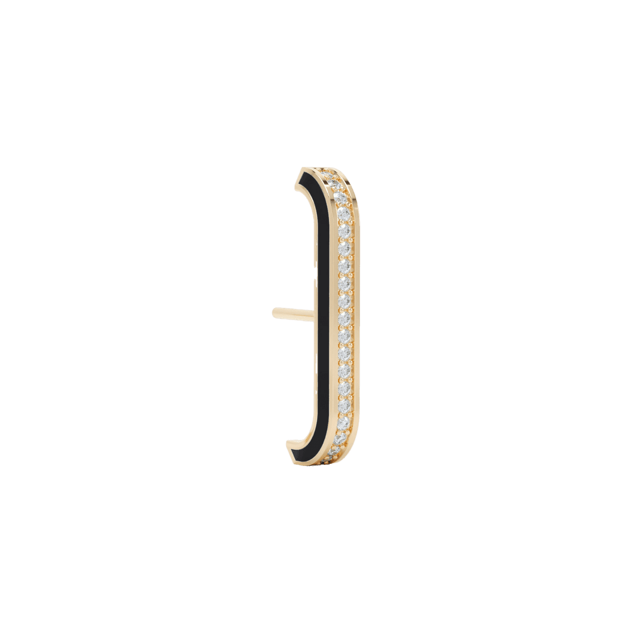 Eternity black enamel ear cuffs - Eternity Black Enamel Ear Cuffs - The Future Rocks - 4