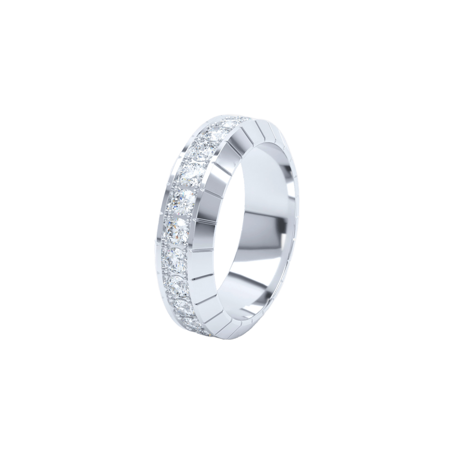 Eternity engraved 6mm ring - Eternity Engraved 6mm Ring - The Future Rocks - 3