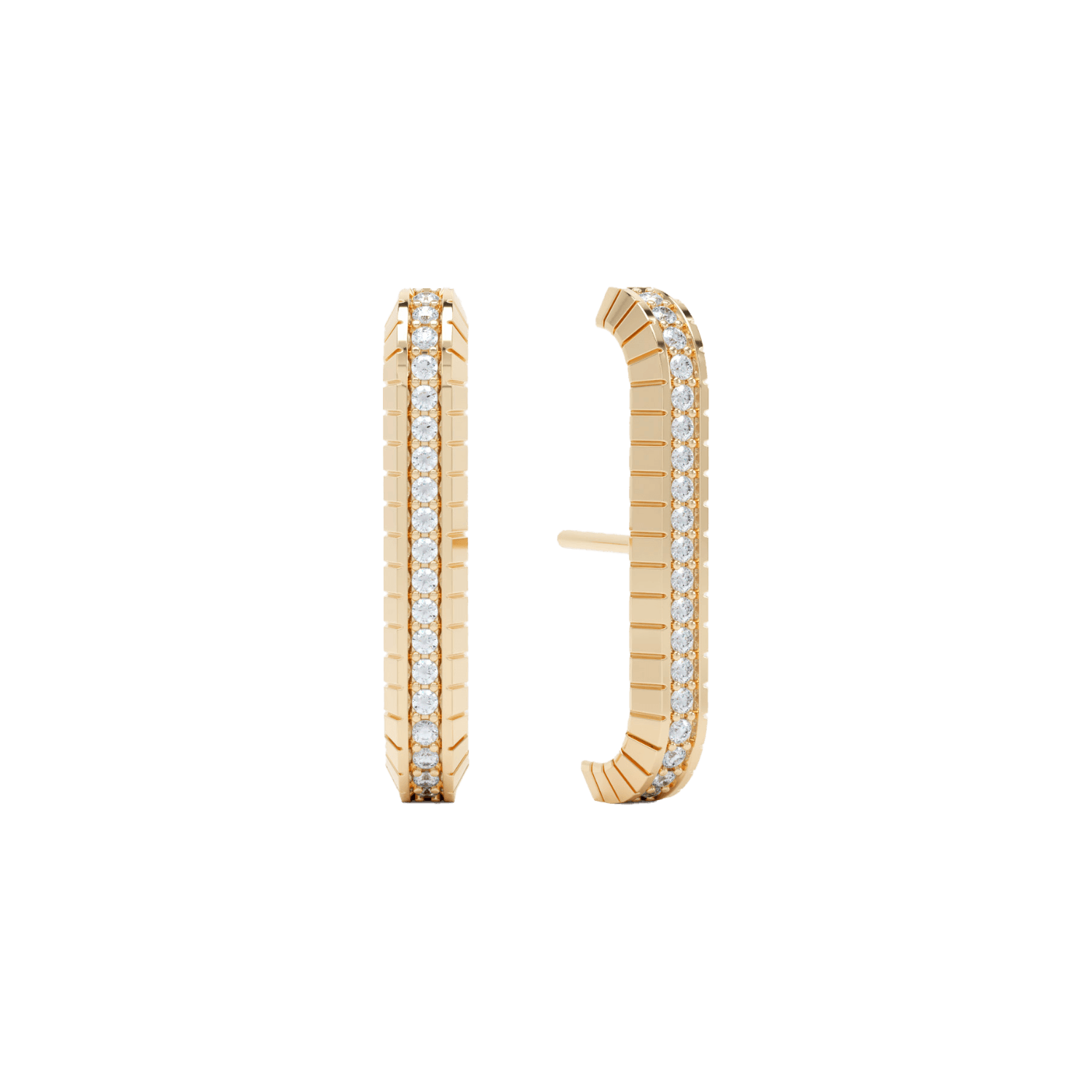 Eternity engraved ear cuffs - Lab-Grown Diamond Eternity Ear Cuffs - The Future Rocks - 1