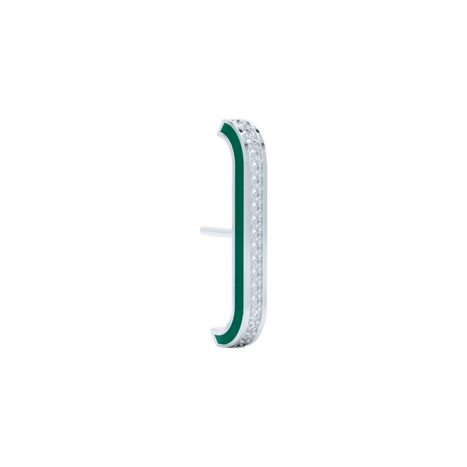 Eternity green enamel ear cuffs - Eternity Green Enamel Ear Cuffs - The Future Rocks - 5