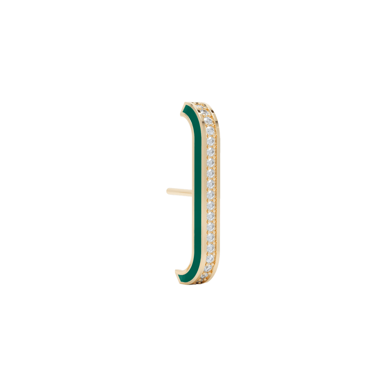 Eternity green enamel ear cuffs - Eternity Green Enamel Ear Cuffs - The Future Rocks - 6
