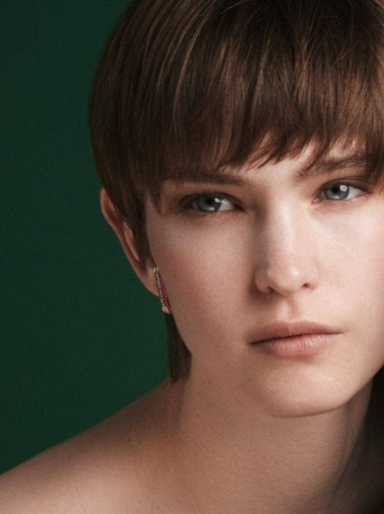 Eternity pink enamel ear cuffs - Eternity Pink Enamel Ear Cuffs - The Future Rocks - 3