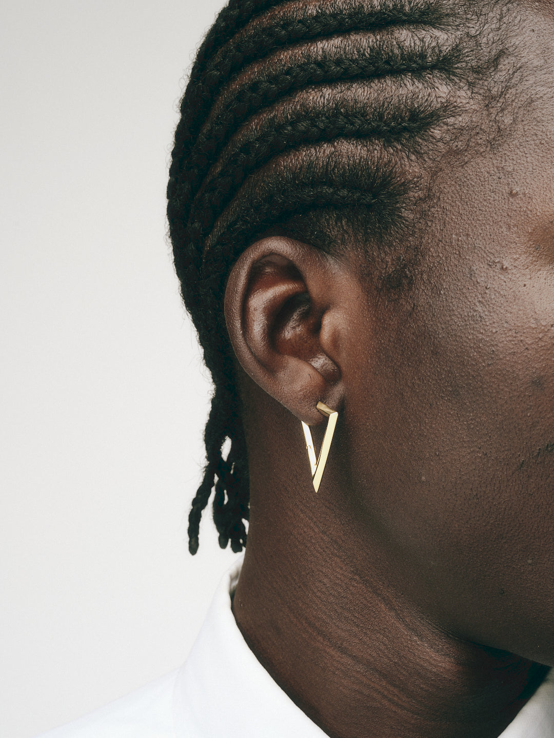 Sculptura triangle earrings - Sculptura Triangle Hoop Earrings - The Future Rocks - 8