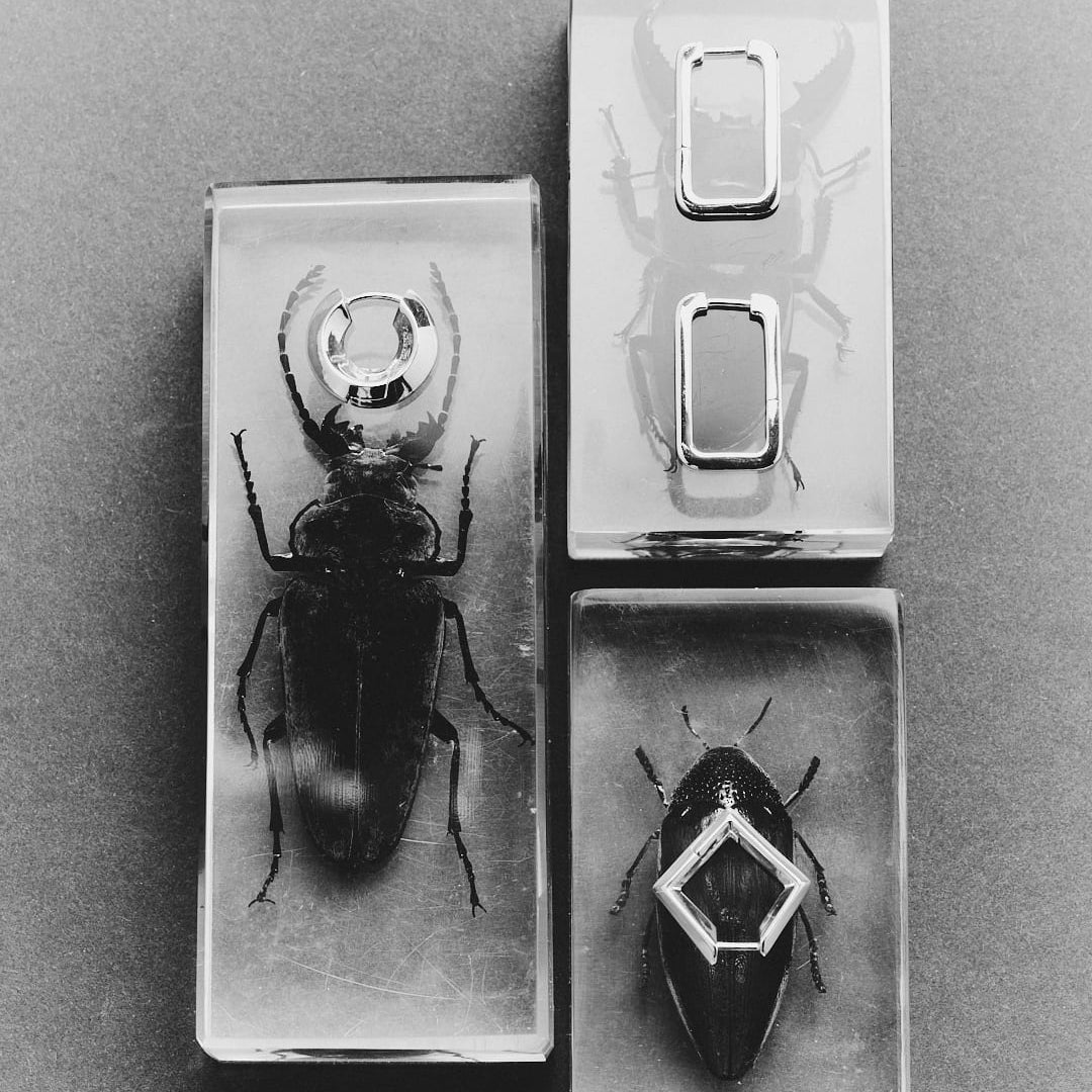 Sculptura circle earrings - Sculptura circle earrings - The Future Rocks - 9