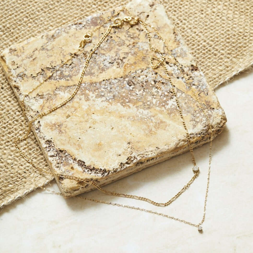 Flawless chain necklace - Lab-Grown Diamond Gold Chain Necklace - The Future Rocks - 2