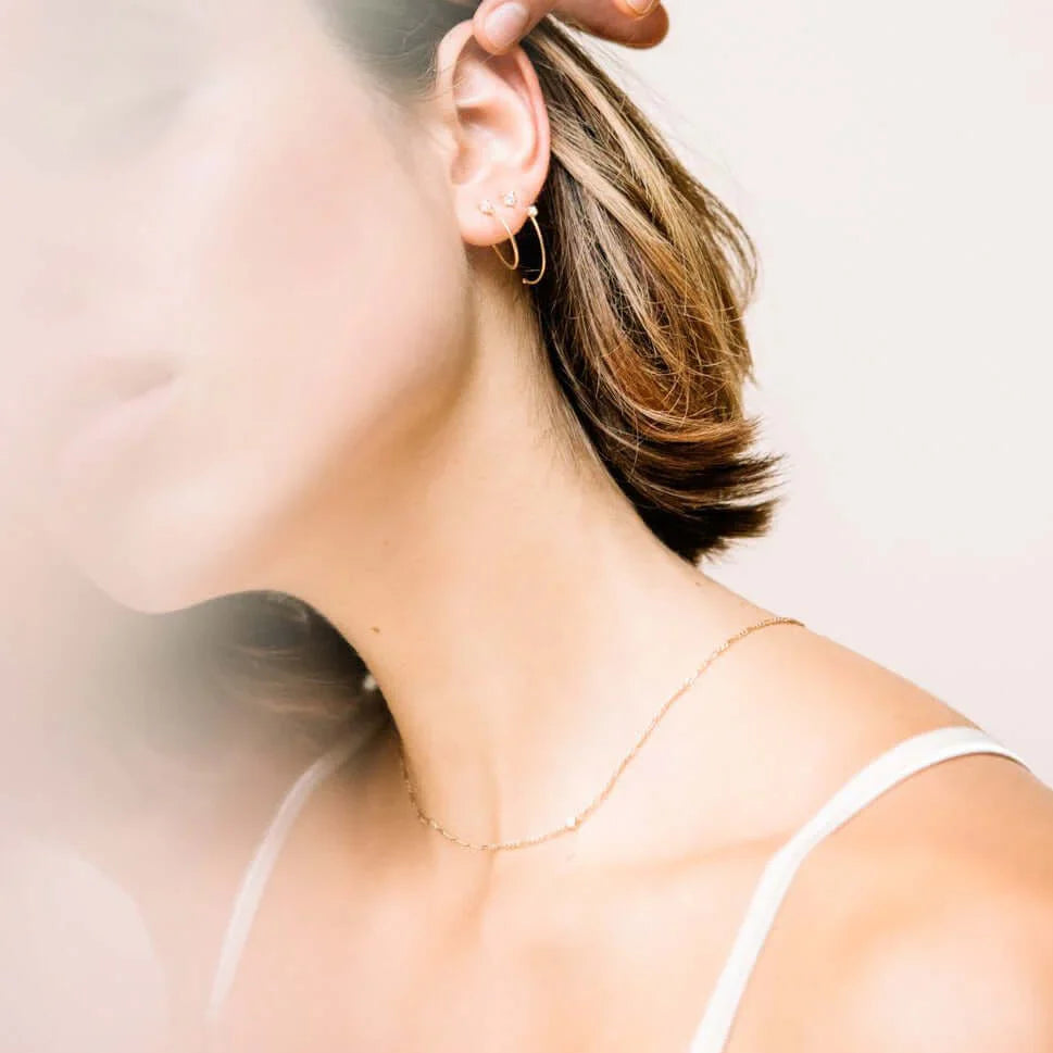 Flawless chain necklace - Lab-Grown Diamond Gold Chain Necklace - The Future Rocks - 3