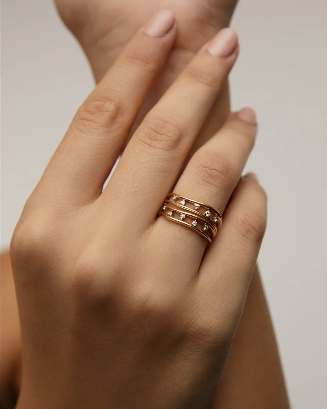 Galaxia ring - Lab-Grown Diamond Galaxia Ring - The Future Rocks - 4