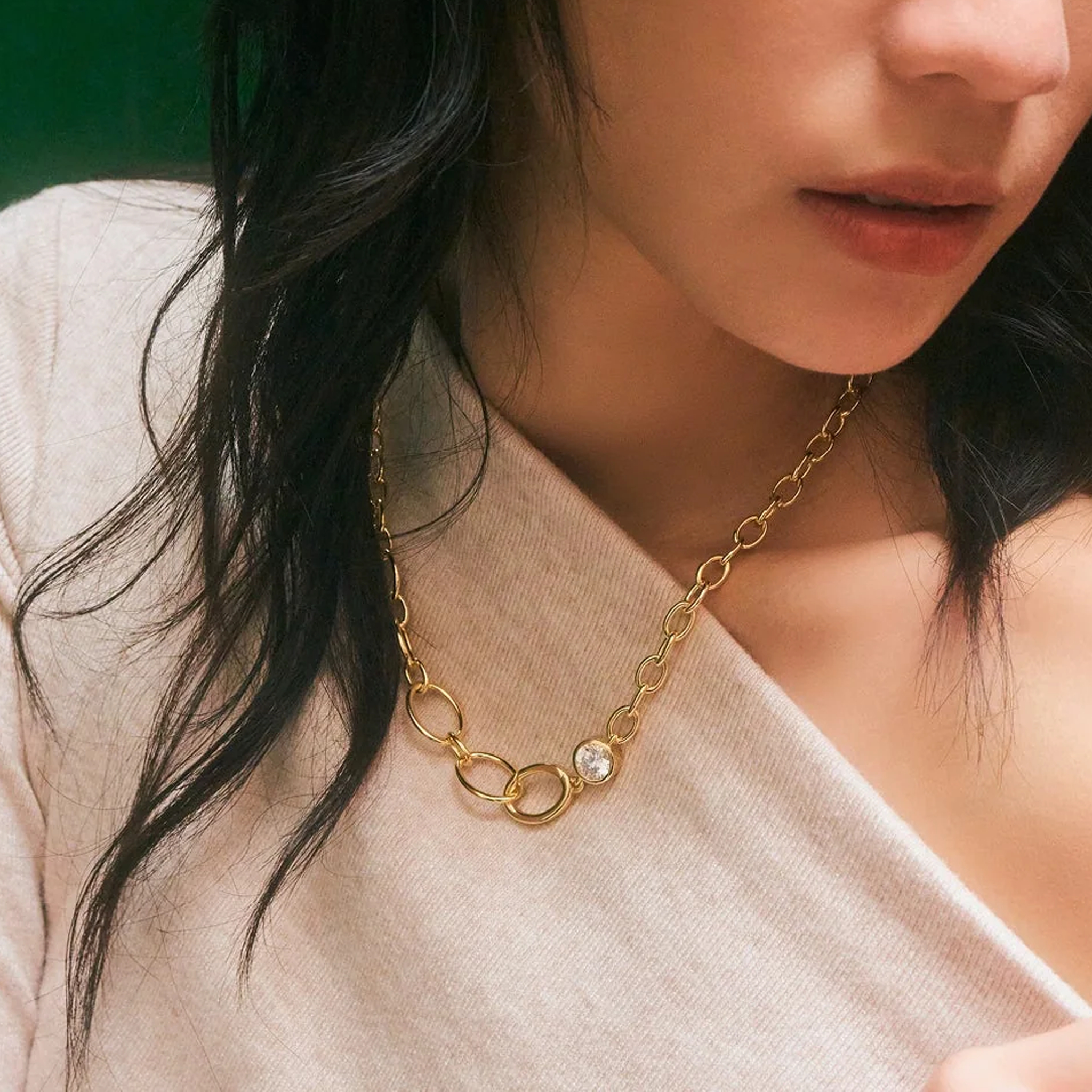 Hera lariat necklace - Cable Chain Necklace - Lariat - The Future Rocks - 4