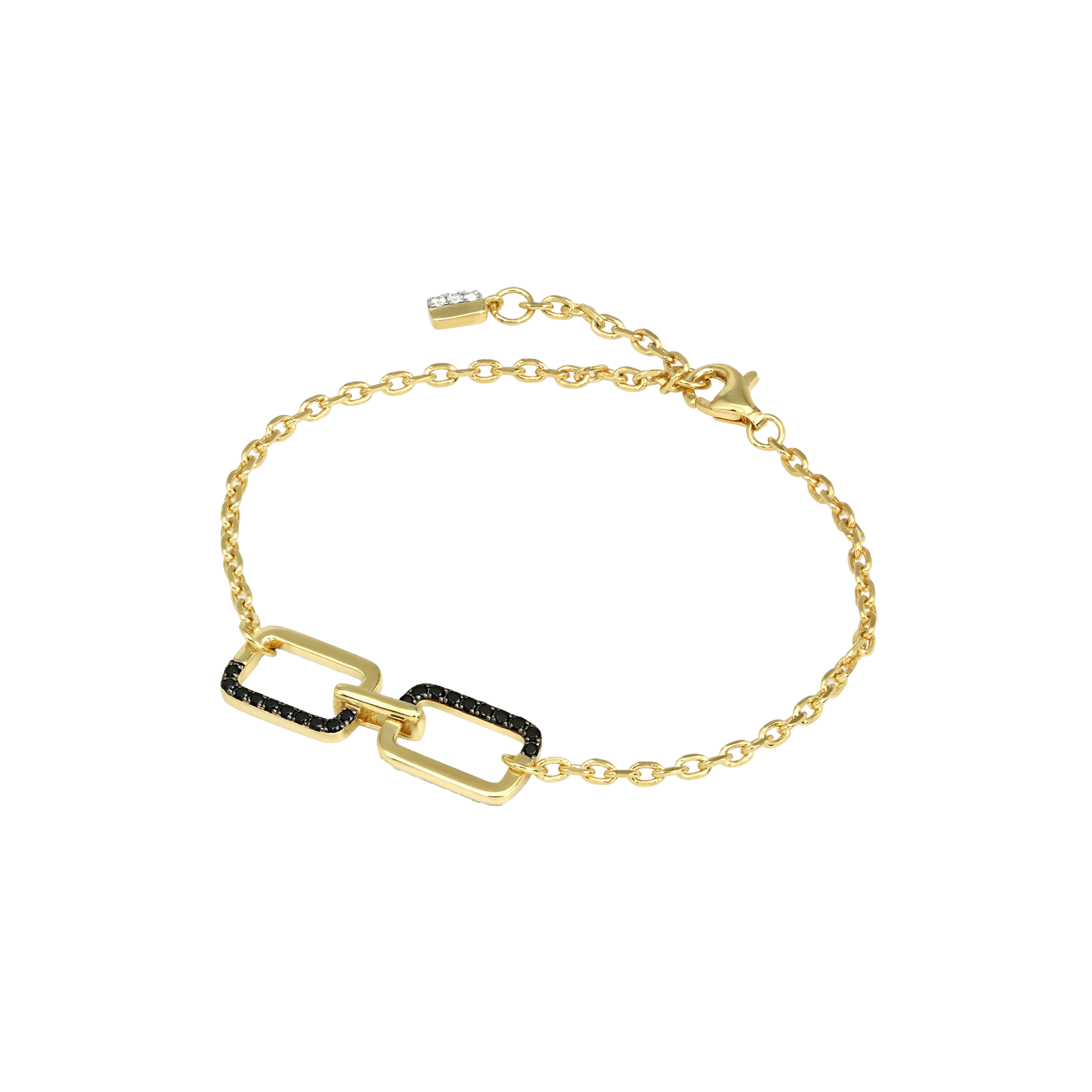 Horizon double-sided bracelet - Double-sided Gold Vermeil Bracelet - The Future Rocks - 1