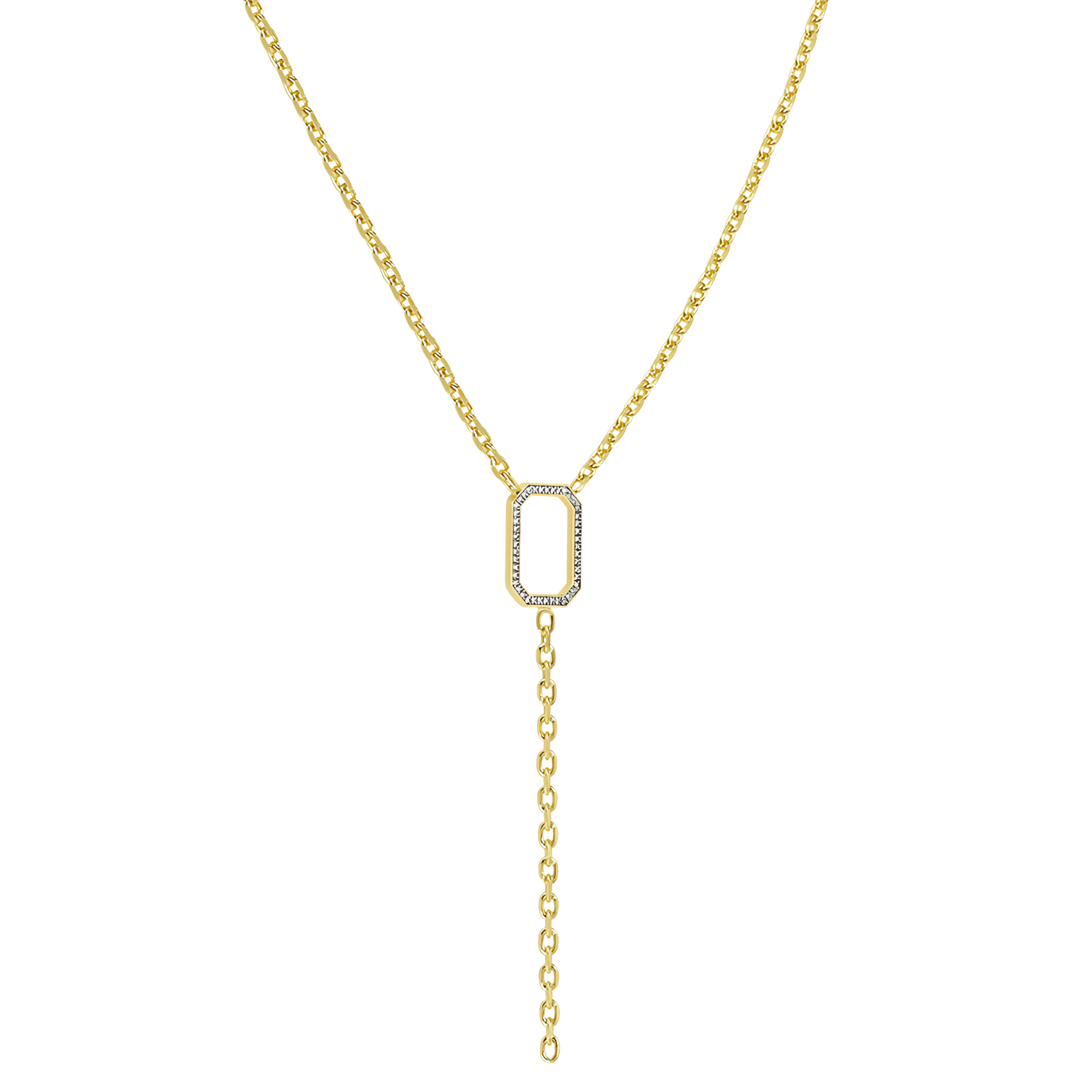 Horizon link necklace - 18K Gold Vermeil Link Chain Necklace - The Future Rocks - 4