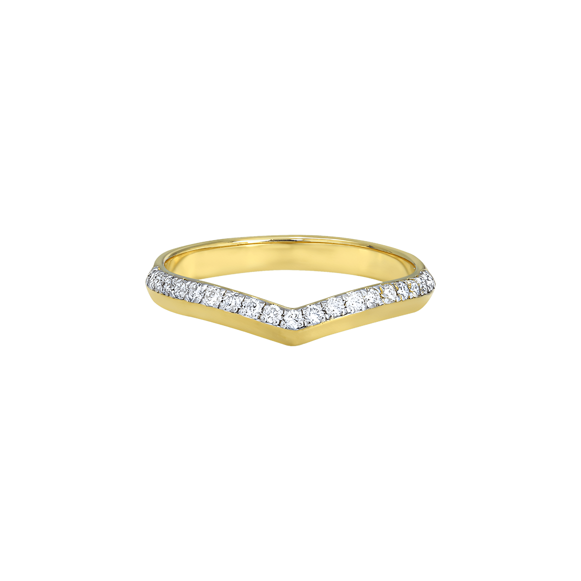 Horizon wishbone ring - Gold Vermeil Wishbone Ring - The Future Rocks - 1