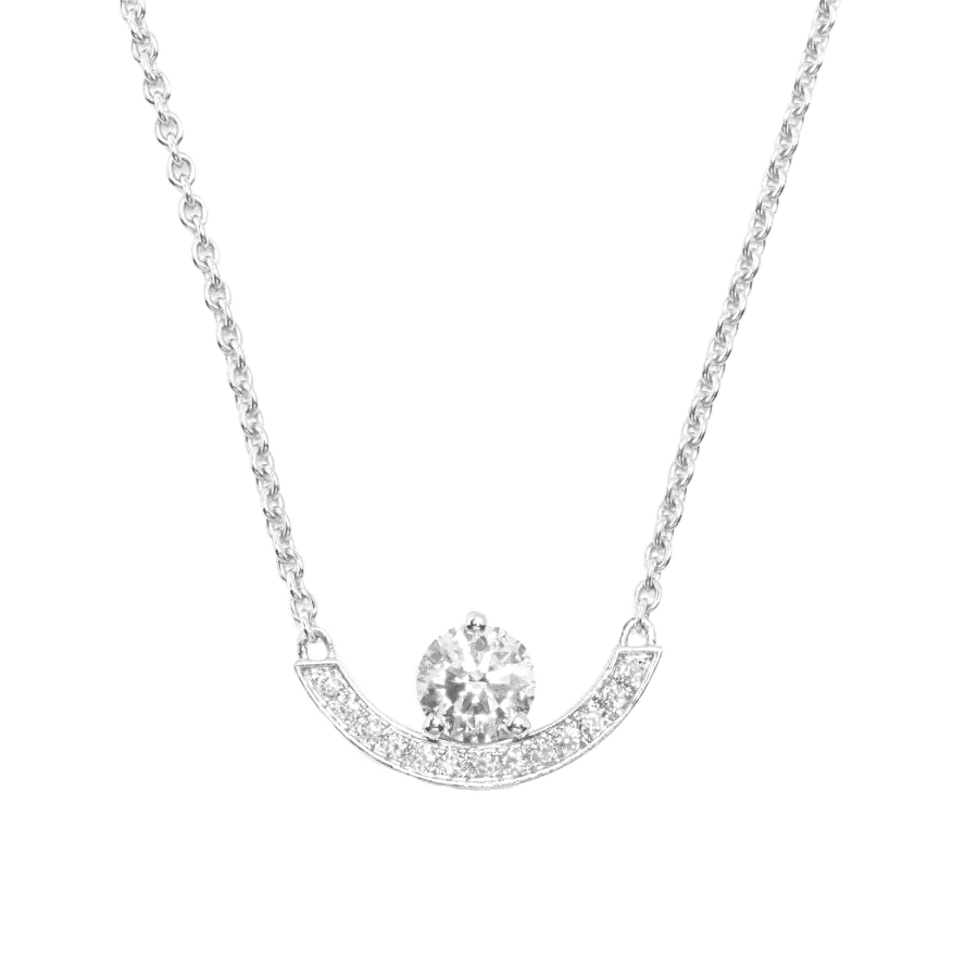 Intrépide grand arc pavée necklace - Intrépide Grand Arc Diamond Pavé Necklace - The Future Rocks - 3