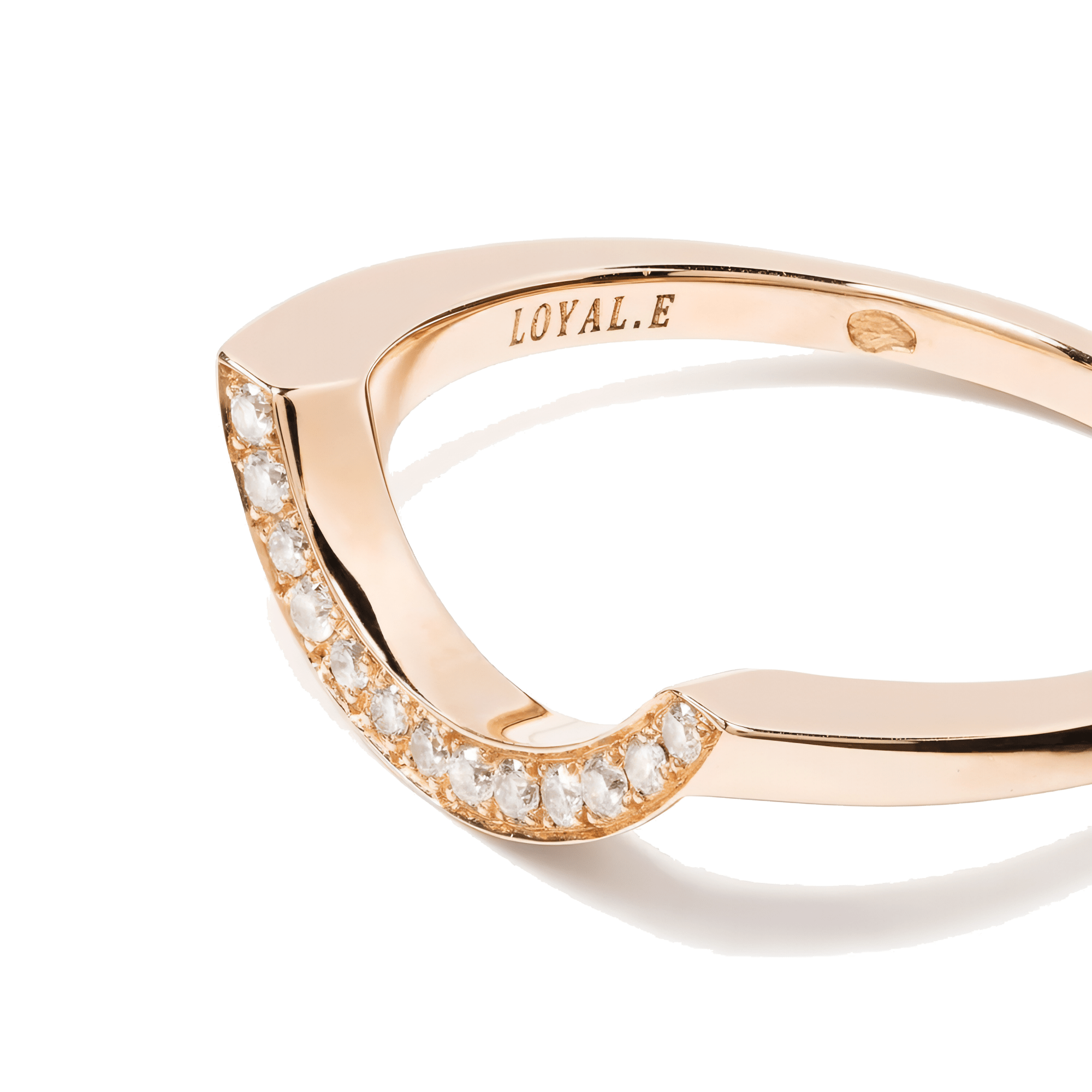 Intrépide grand arc pavée ring - Intrépide grand arc pavée ring - The Future Rocks - 8