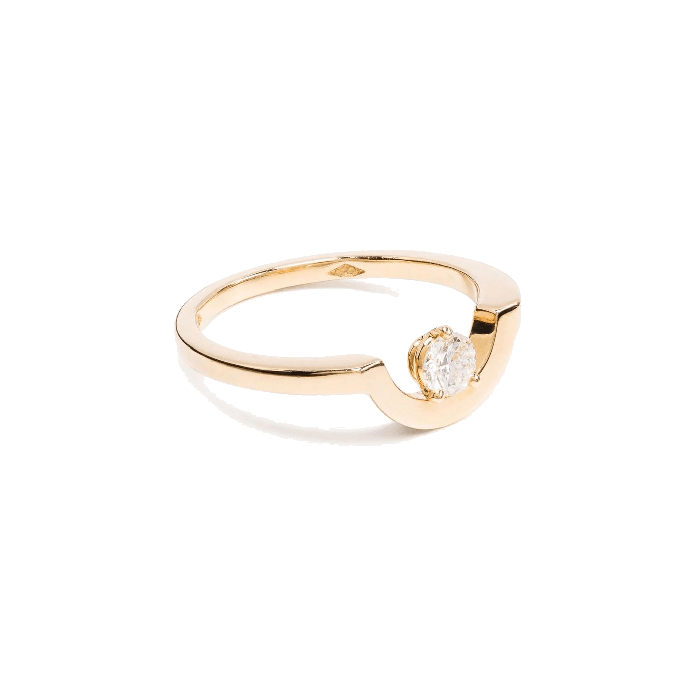 Intrépide petit arc solitaire ring - Intrépide petit arc solitaire ring - The Future Rocks - 1