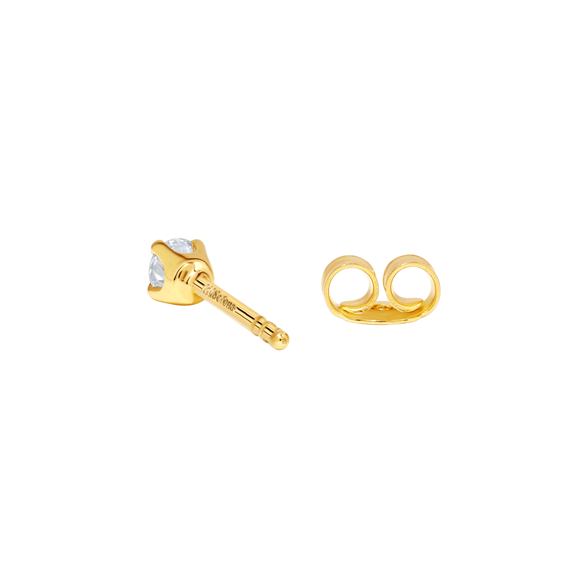 Inula earrings - Inula Lab-Grown Diamond Solitaire Stud Earrings - The Future Rocks - 2