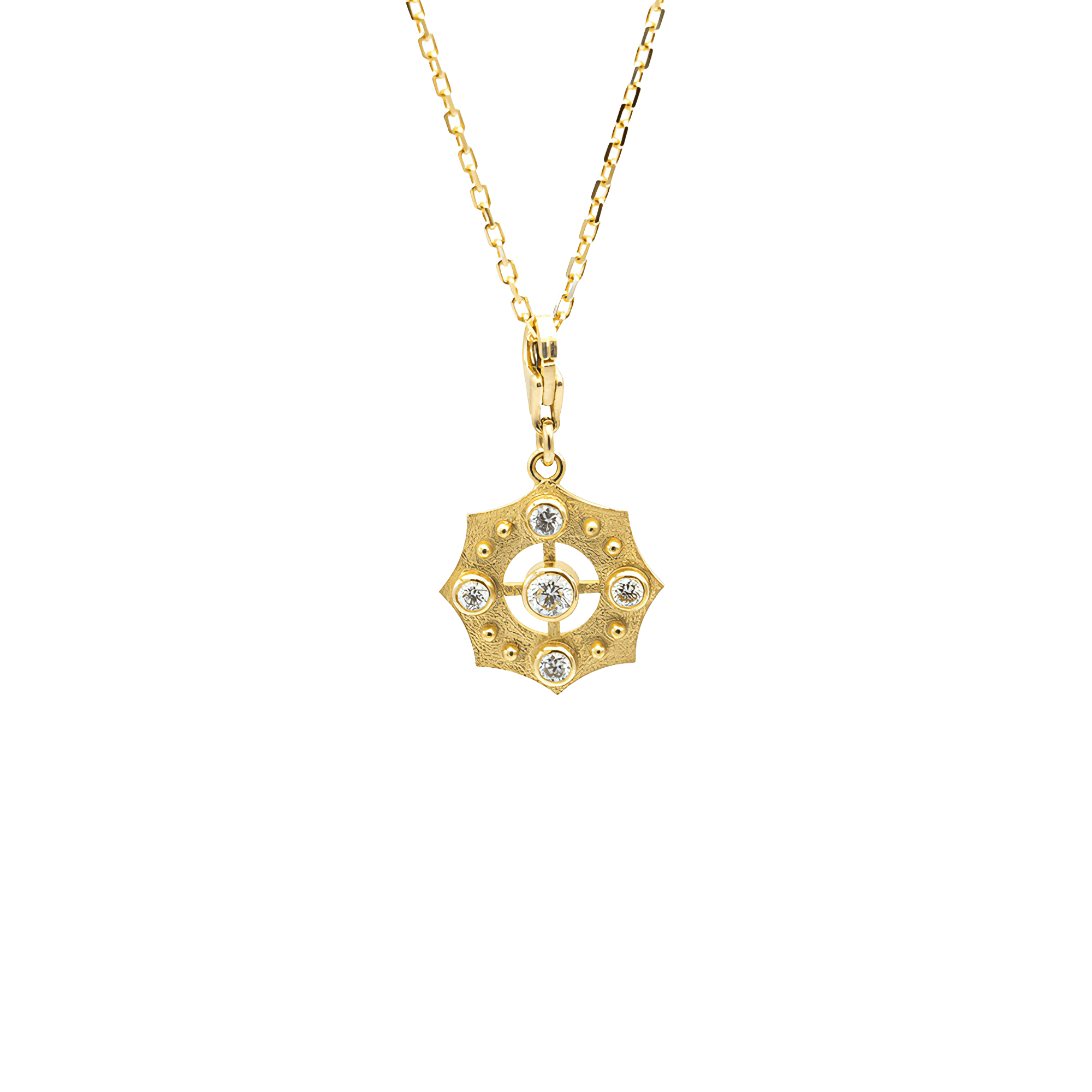 Irene charm necklace - Lab-Grown Diamond Irene Charm Necklace - The Future Rocks - 1
