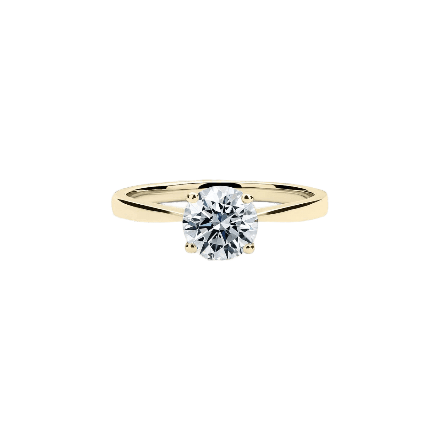 Iris engagement ring - Lab-Grown Diamond Solitaire Ring - The Future Rocks - 1