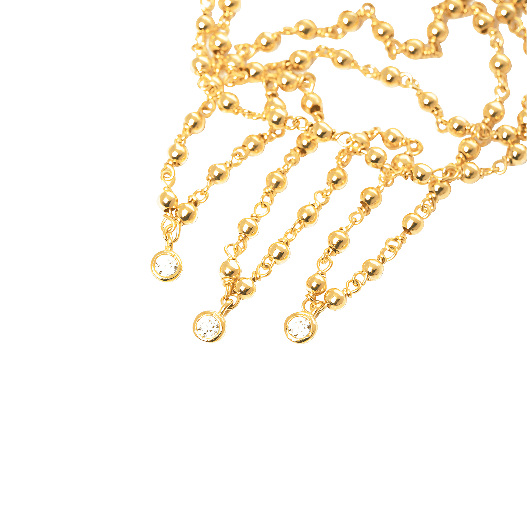 Khasi necklace - Khasi Bezel Lab-Grown Diamond Necklace - The Future Rocks - 3