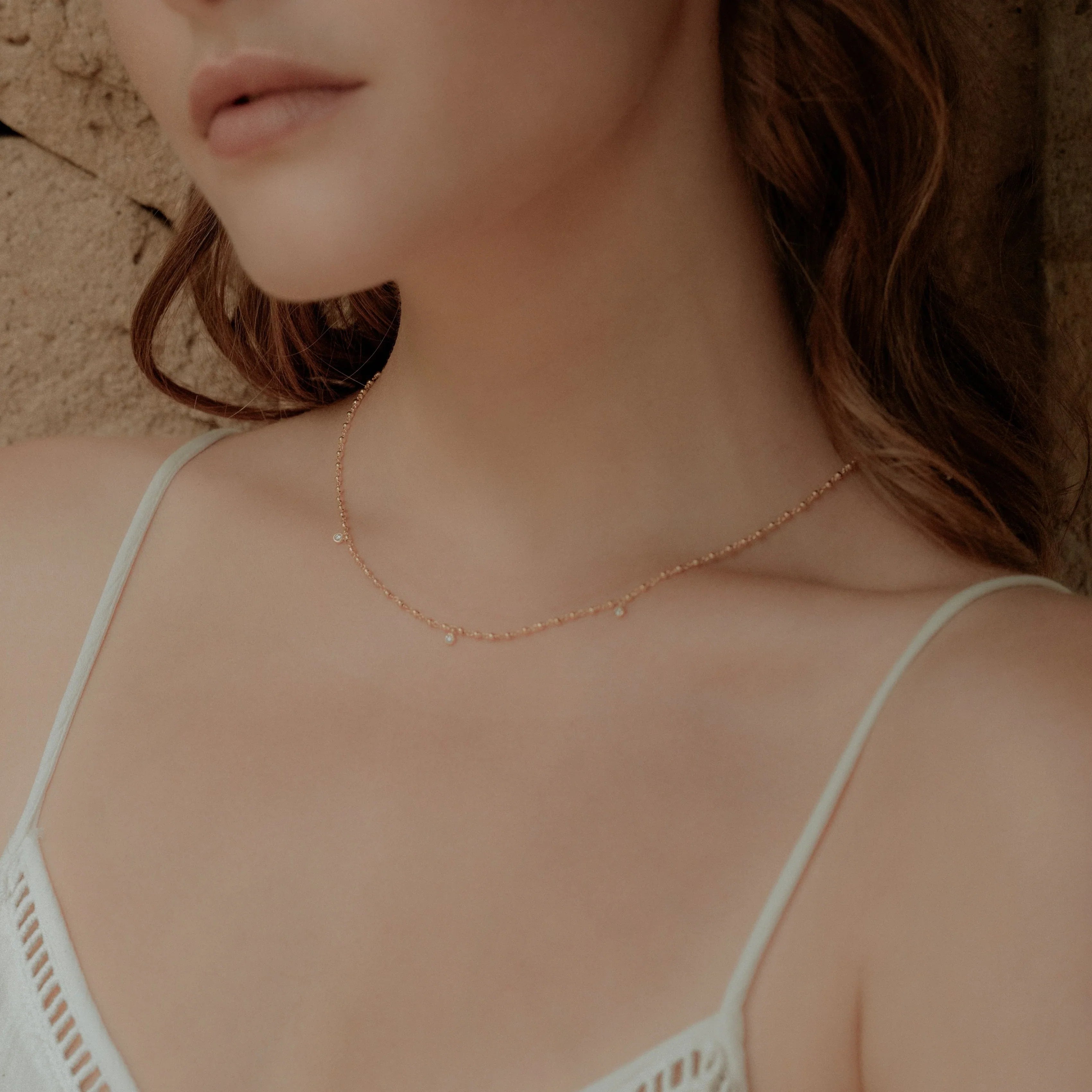 Khasi necklace - Khasi Bezel Lab-Grown Diamond Necklace - The Future Rocks - 2