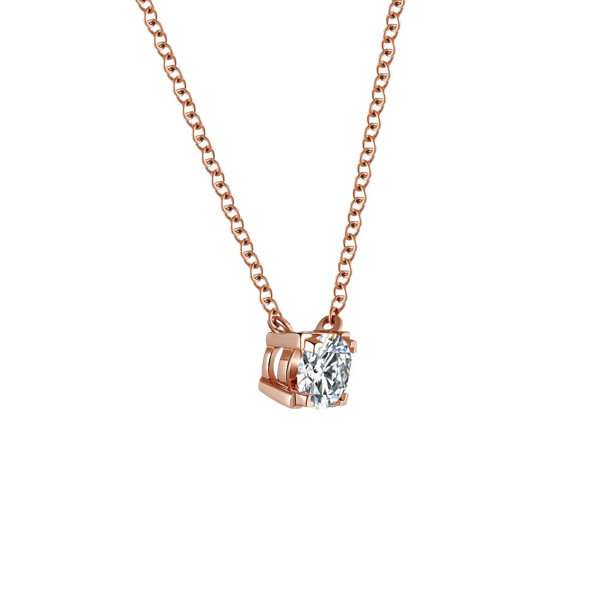 Luna solitaire necklace 0.2ct - Lab-Grown Diamond Pendant Necklace - The Future Rocks - 3