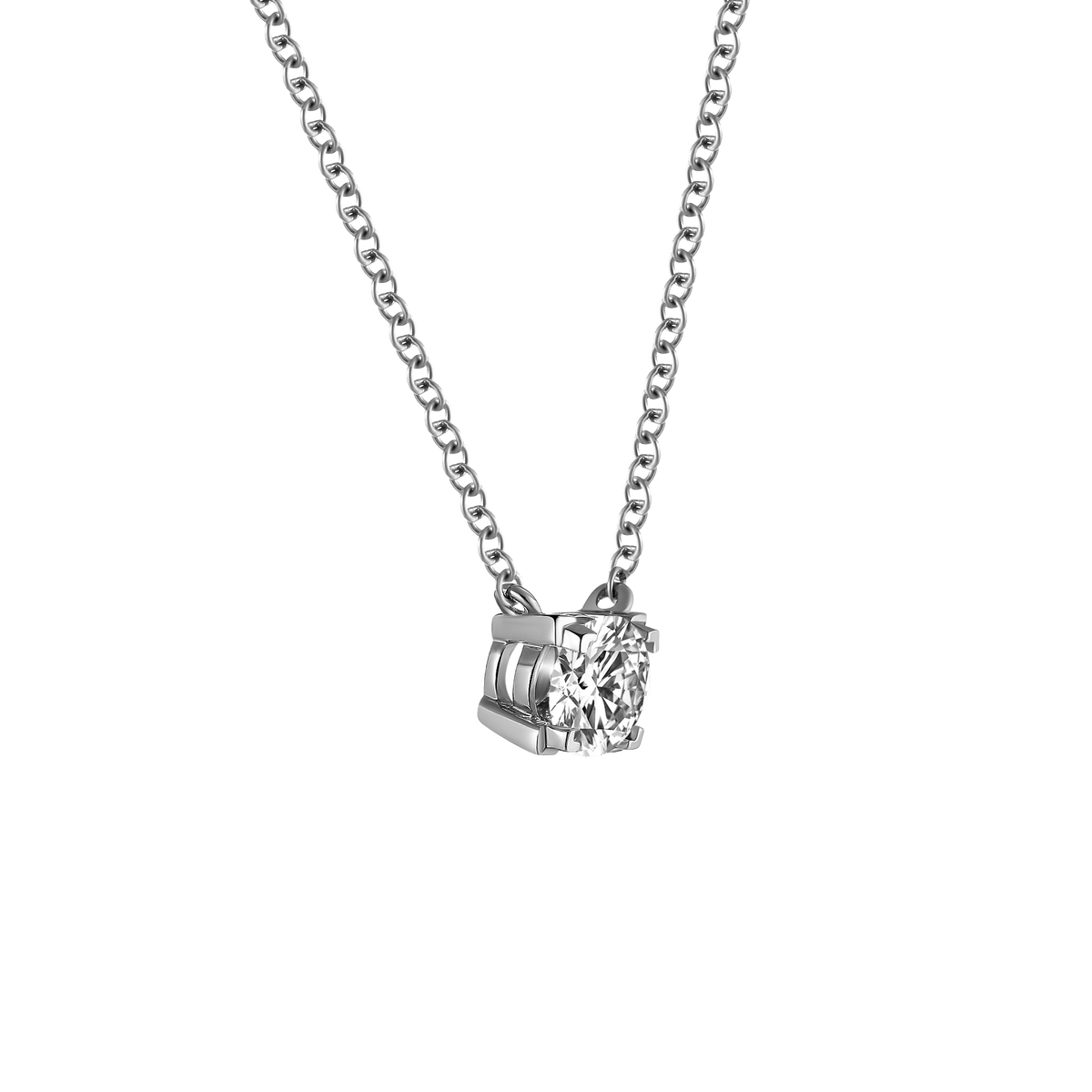 Luna solitaire necklace 0.2ct - Lab-Grown Diamond Pendant Necklace - The Future Rocks - 6