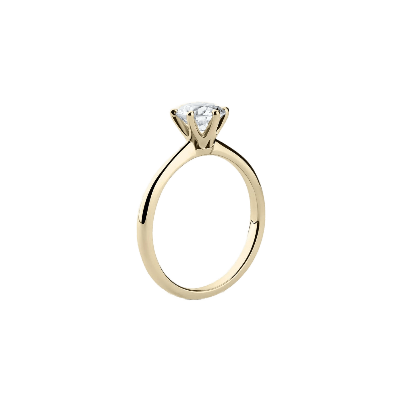 Lura solitaire diamond ring - Lab-Grown Round Diamond Solitaire Ring - The Future Rocks - 4
