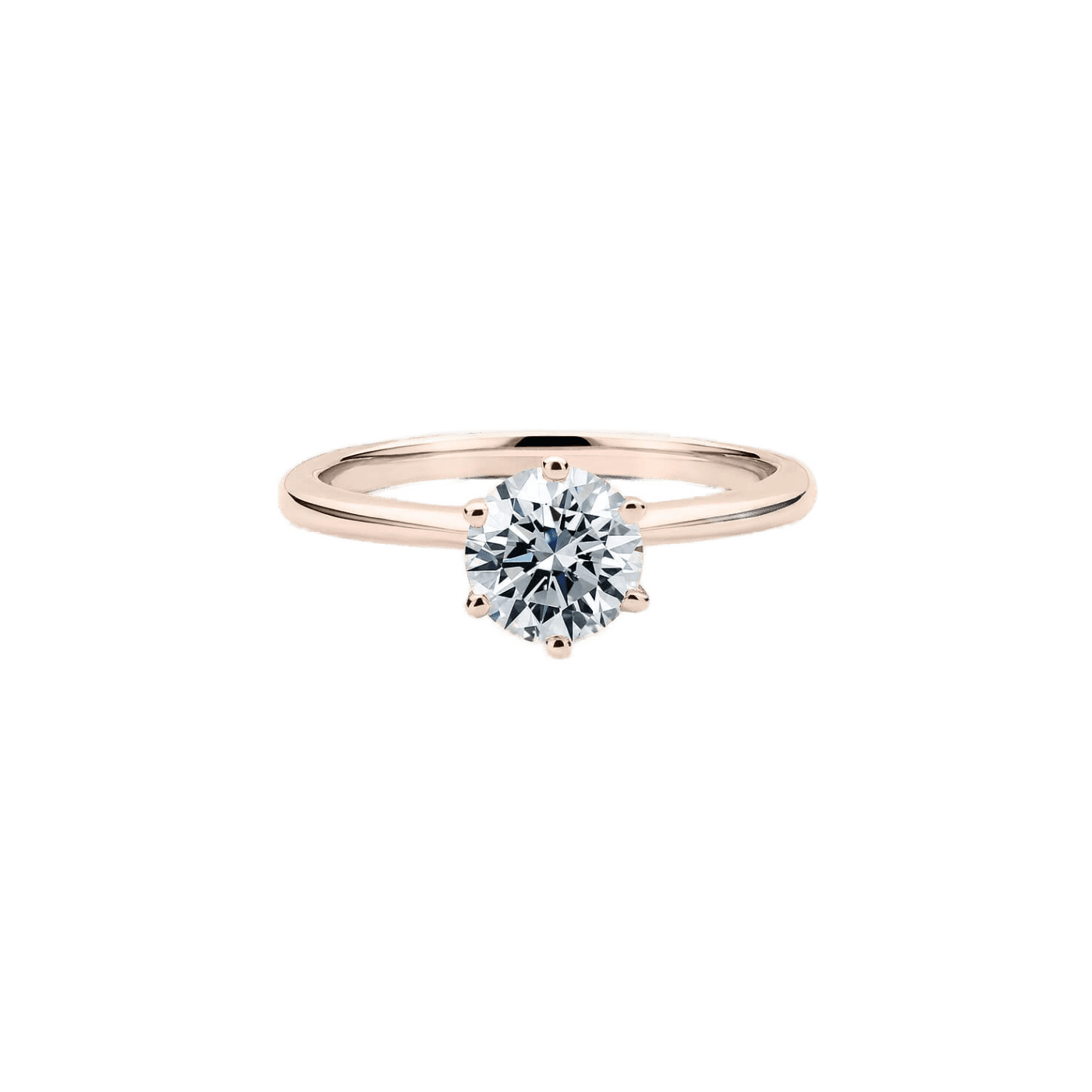 Lura solitaire diamond ring - Lab-Grown Round Diamond Solitaire Ring - The Future Rocks - 8