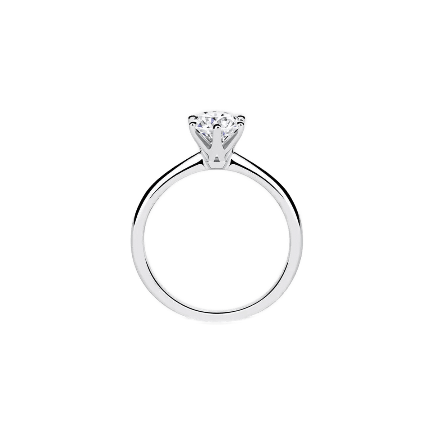 Lura solitaire diamond ring - Lab-Grown Round Diamond Solitaire Ring - The Future Rocks - 6