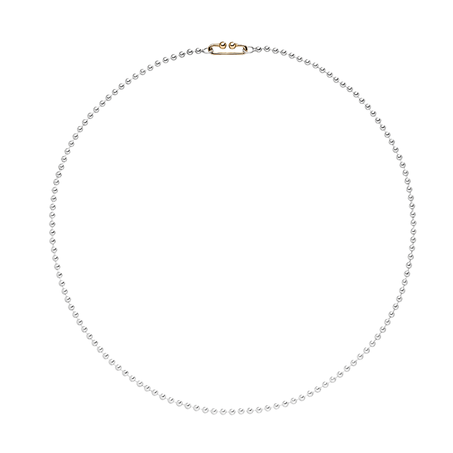 Milkyway ball chain - Gold and Silver Ball Chain Necklace - The Future Rocks - 1