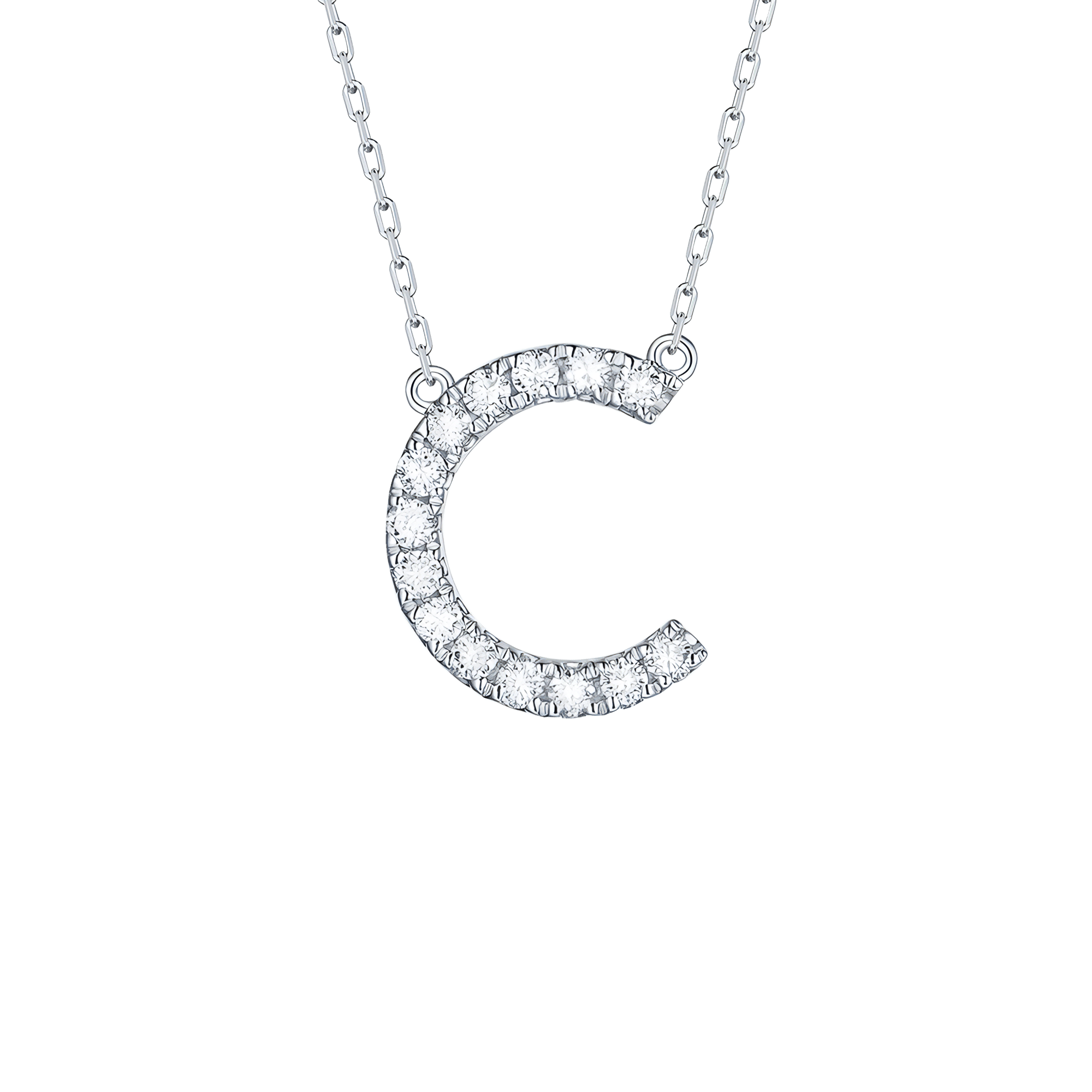 My type alphabet necklace - Lab-Grown Diamond Gold Initial Necklace - The Future Rocks - 7