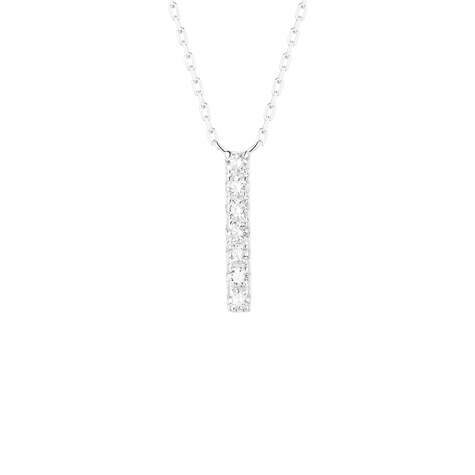 My type alphabet necklace - Lab-Grown Diamond Gold Initial Necklace - The Future Rocks - 19