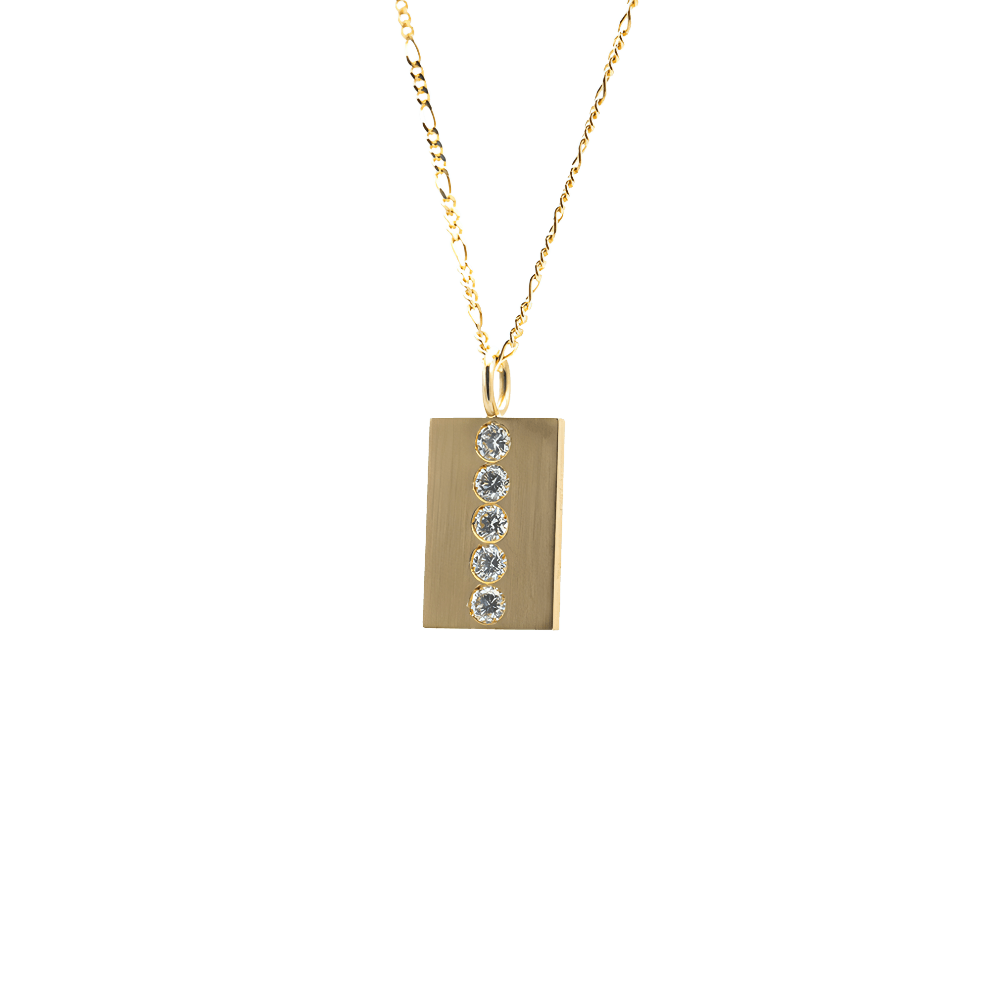 Name pendent necklace - Lab-Grown Diamond Name Pendent Necklace -  The Future Rocks -    1