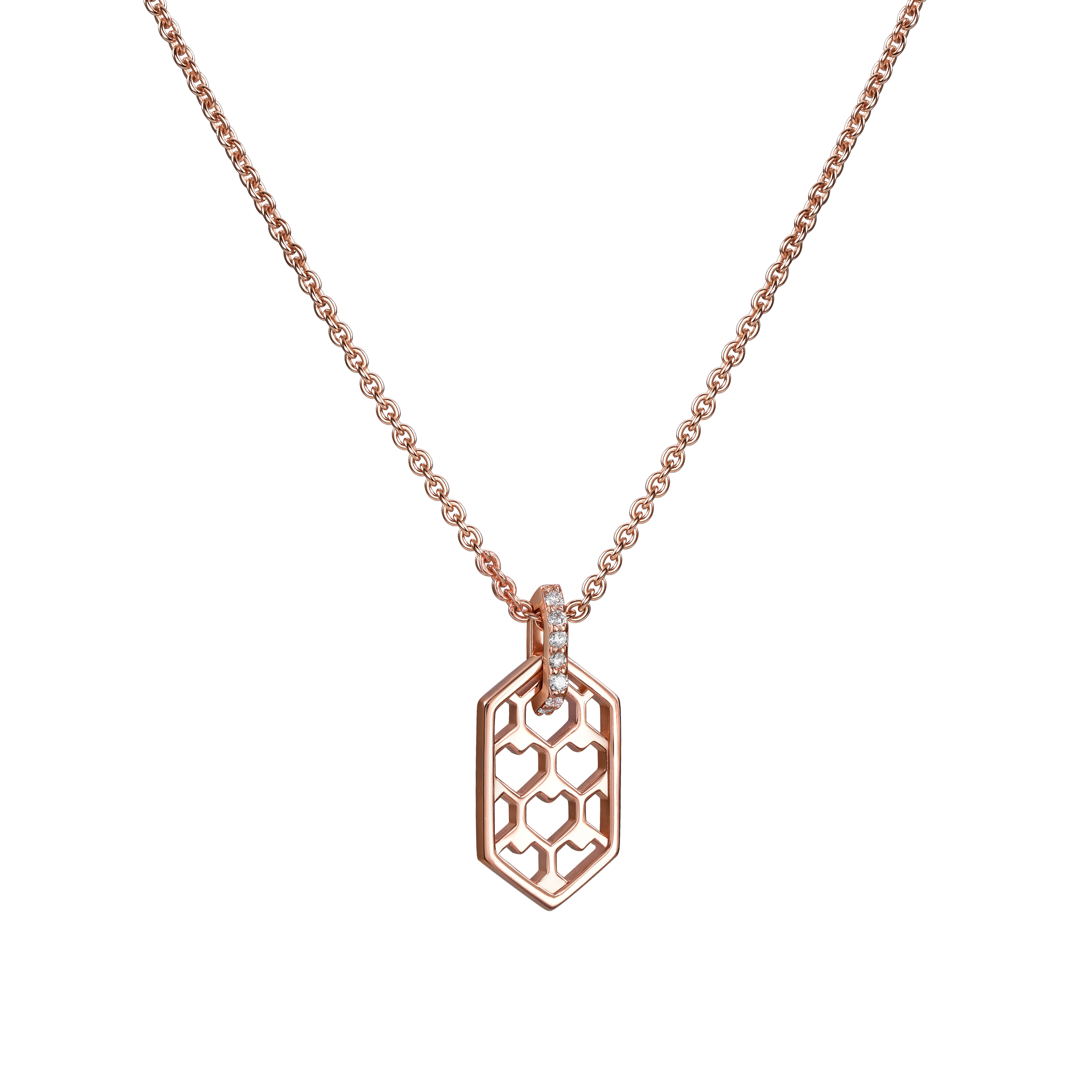 The heart hive necklace - Heart Hive Pendant Necklace - The Future Rocks - 3