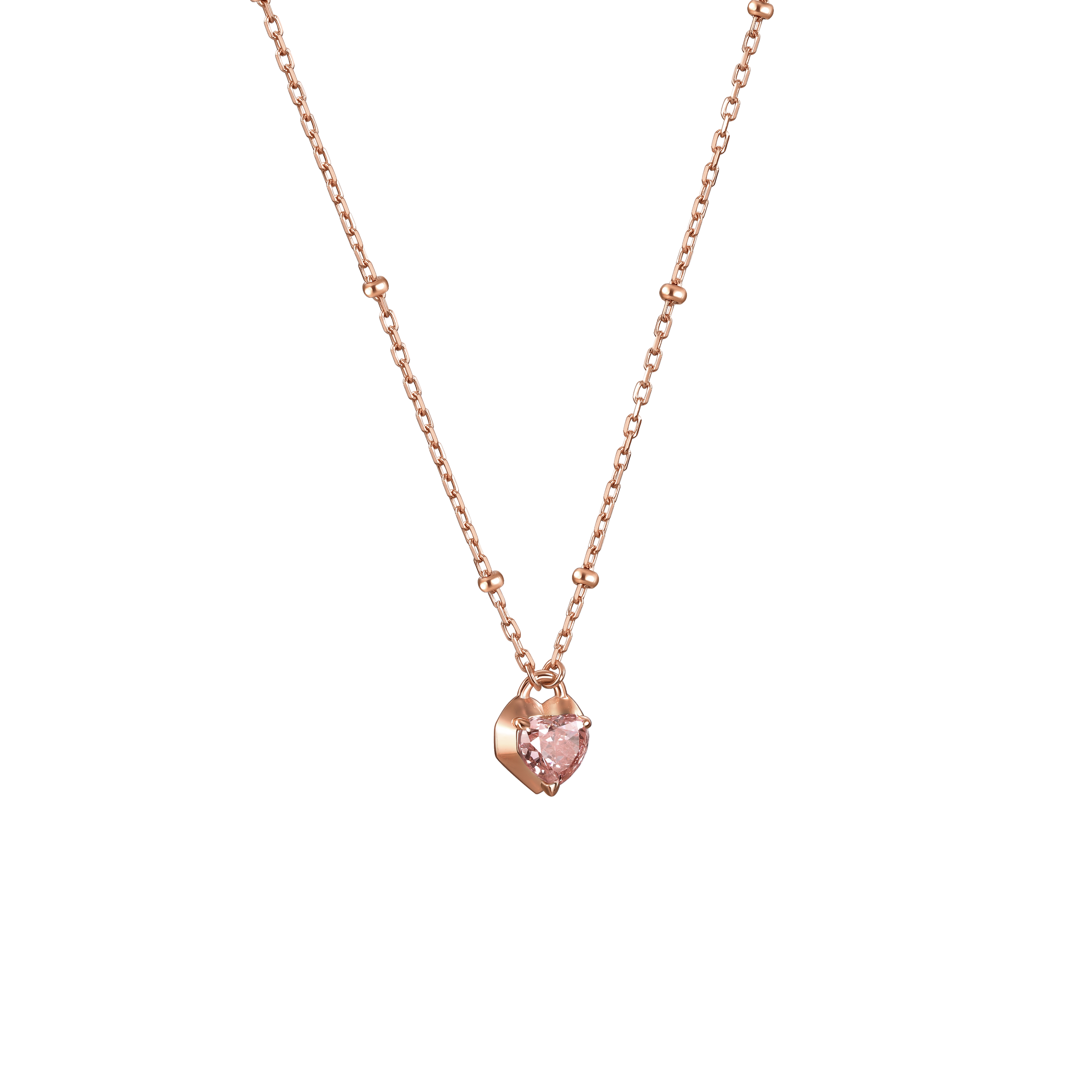 The heart nucleus necklace - Heart Nucleus Diamond Necklace - The Future Rocks - 3