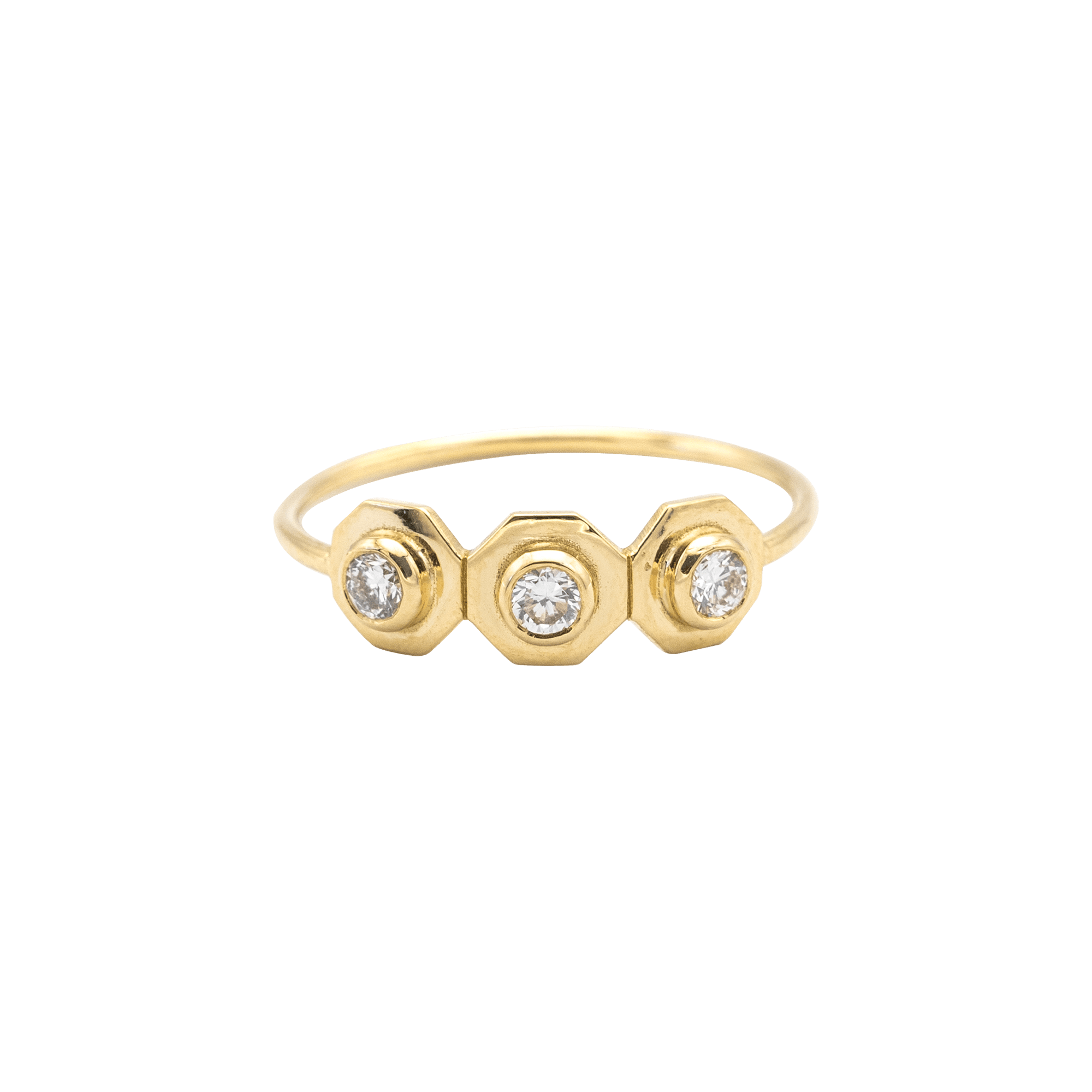 Octavia row ring - Octavia Lab-Grown Diamond Row Ring - The Future Rocks - 1
