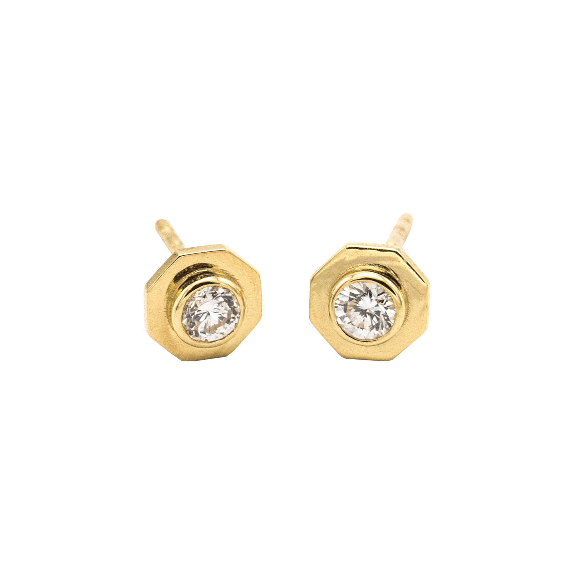 Octavia stud earrings - Octavia Lab-Grown Diamond Stud Earrings - The Future Rocks - 1